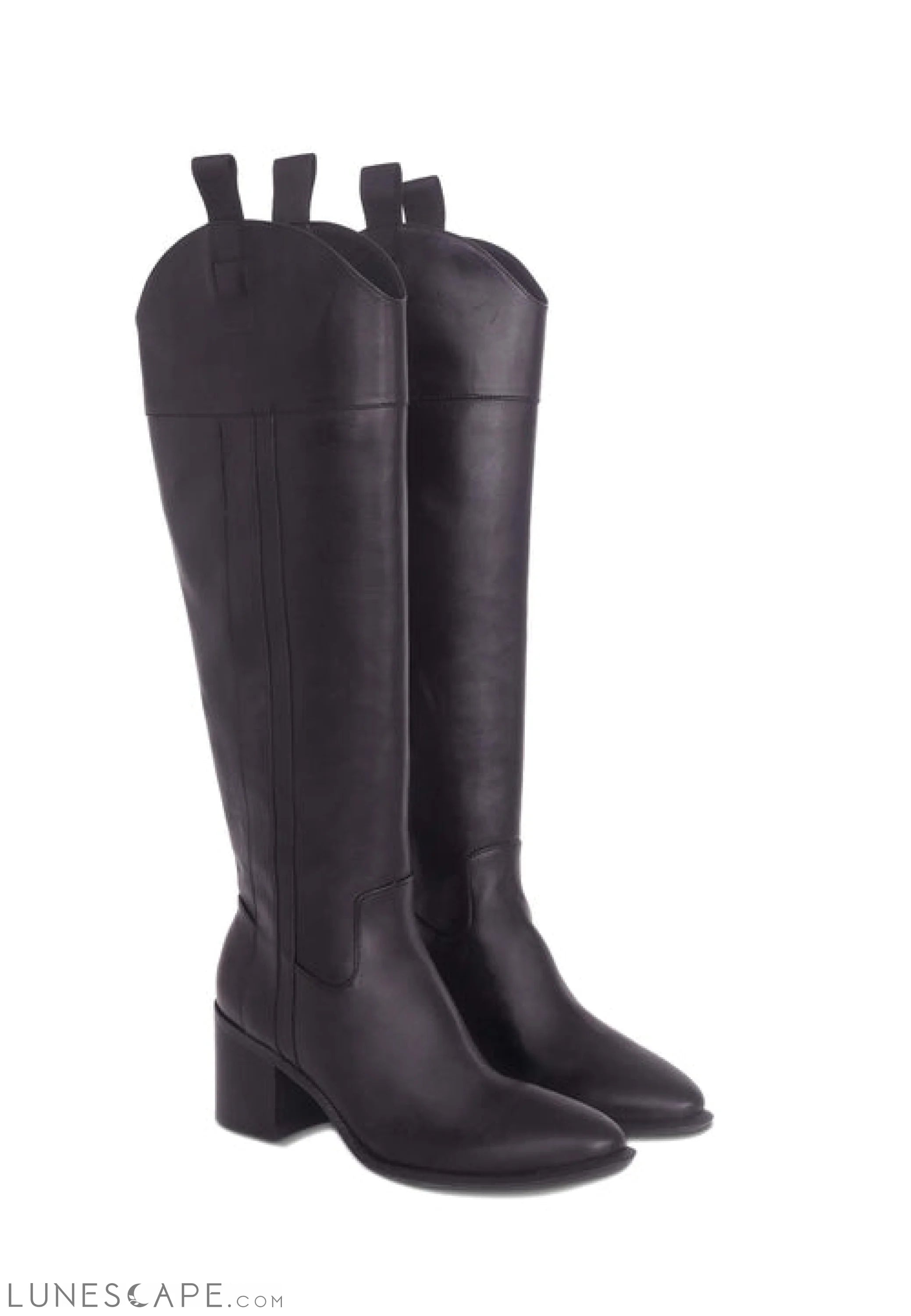 Mangará Leather Knee-High Boots LUNESCAPE