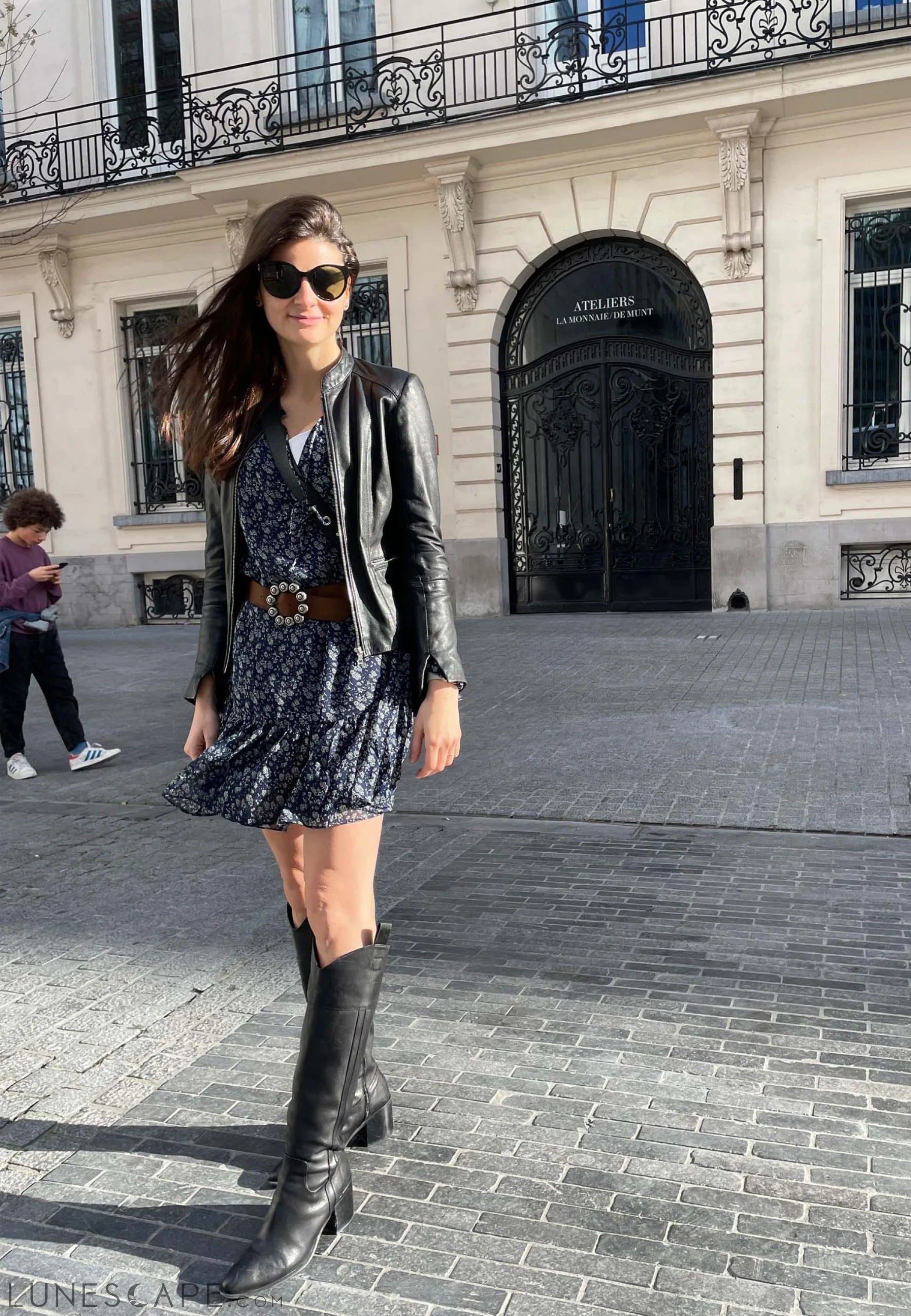 Mangará Leather Knee-High Boots LUNESCAPE