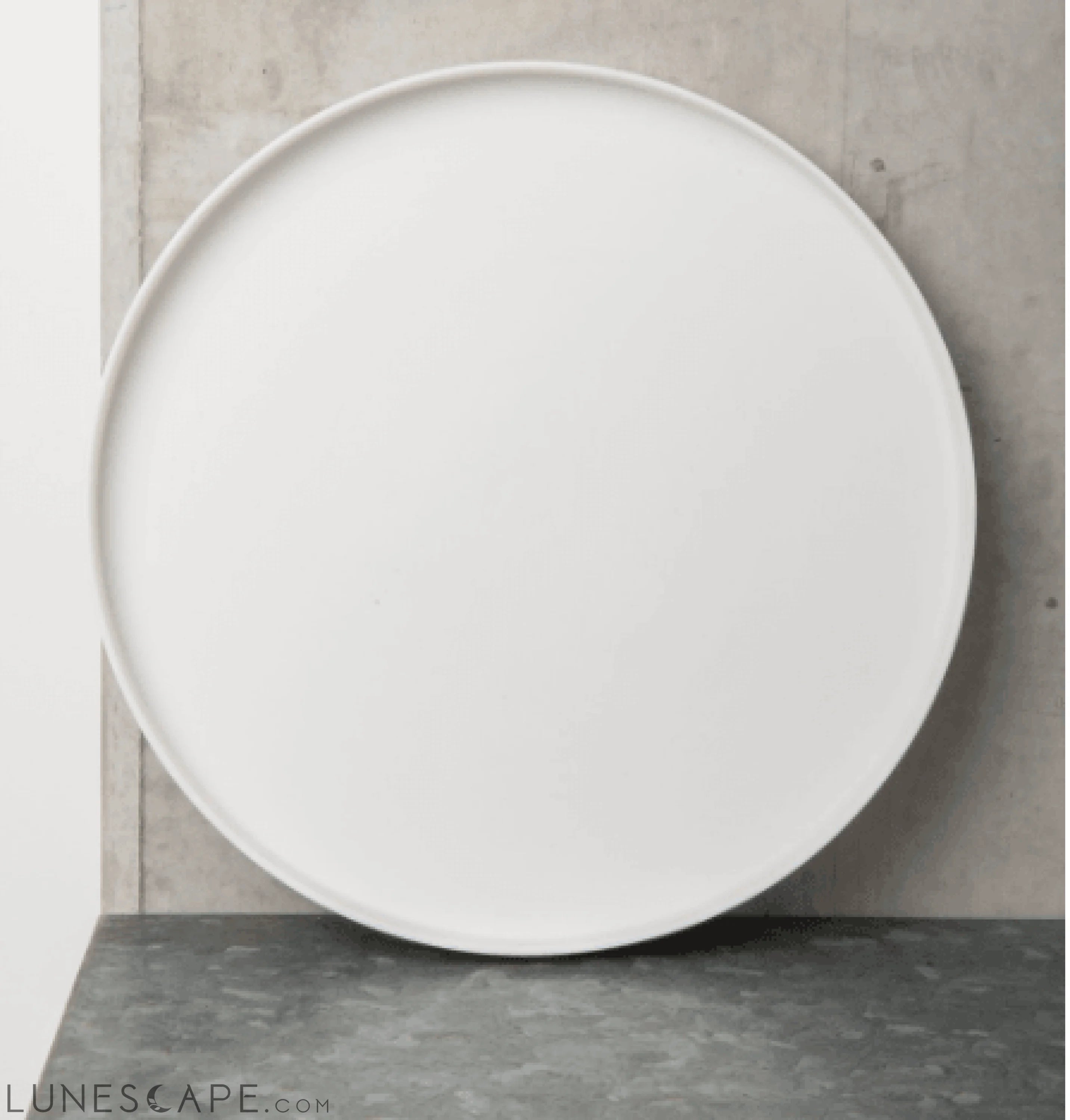 Matte Porcelain Serving Plate LUNESCAPE