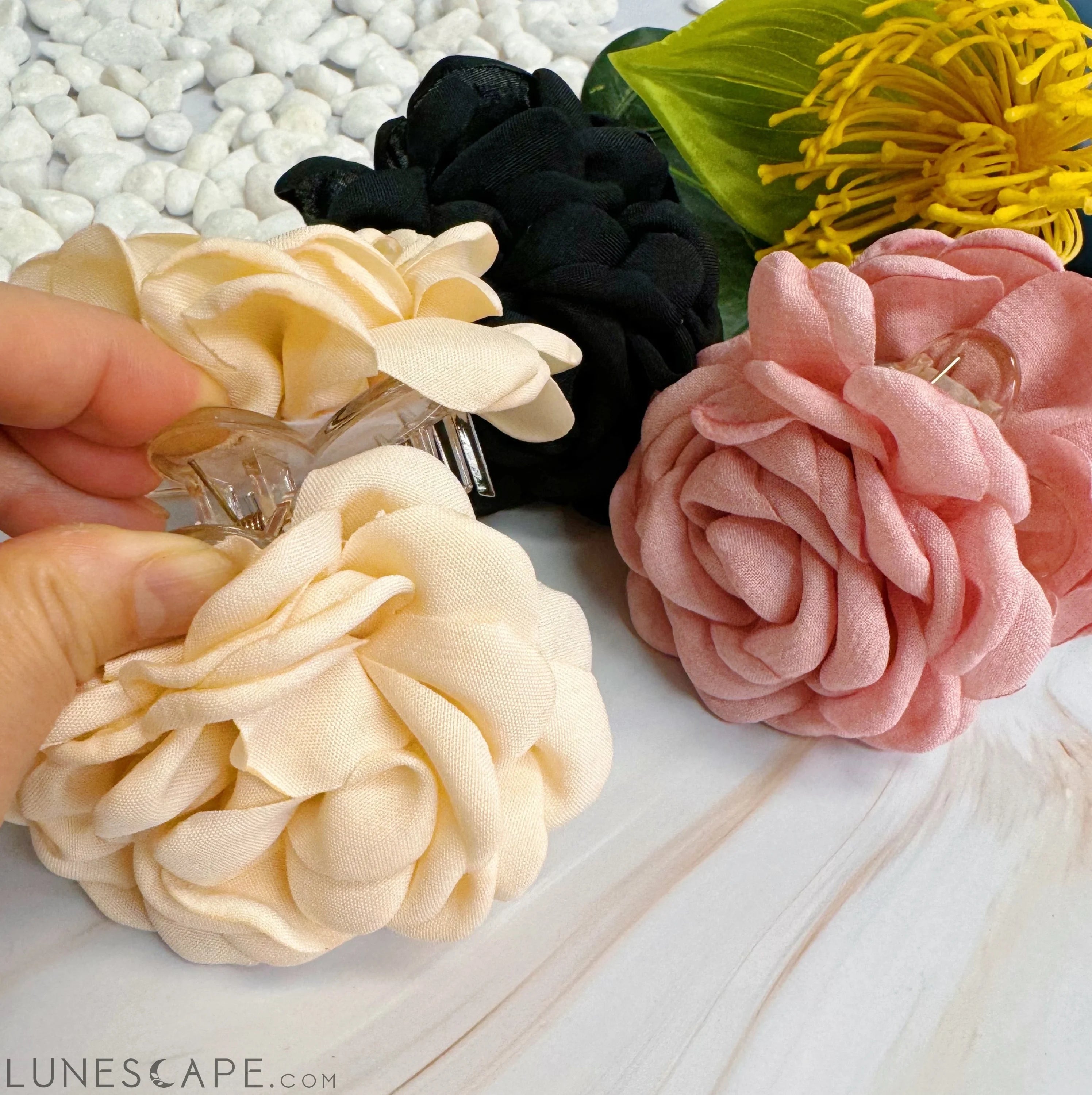 May Rose Double Sided Hair Claw LUNESCAPE
