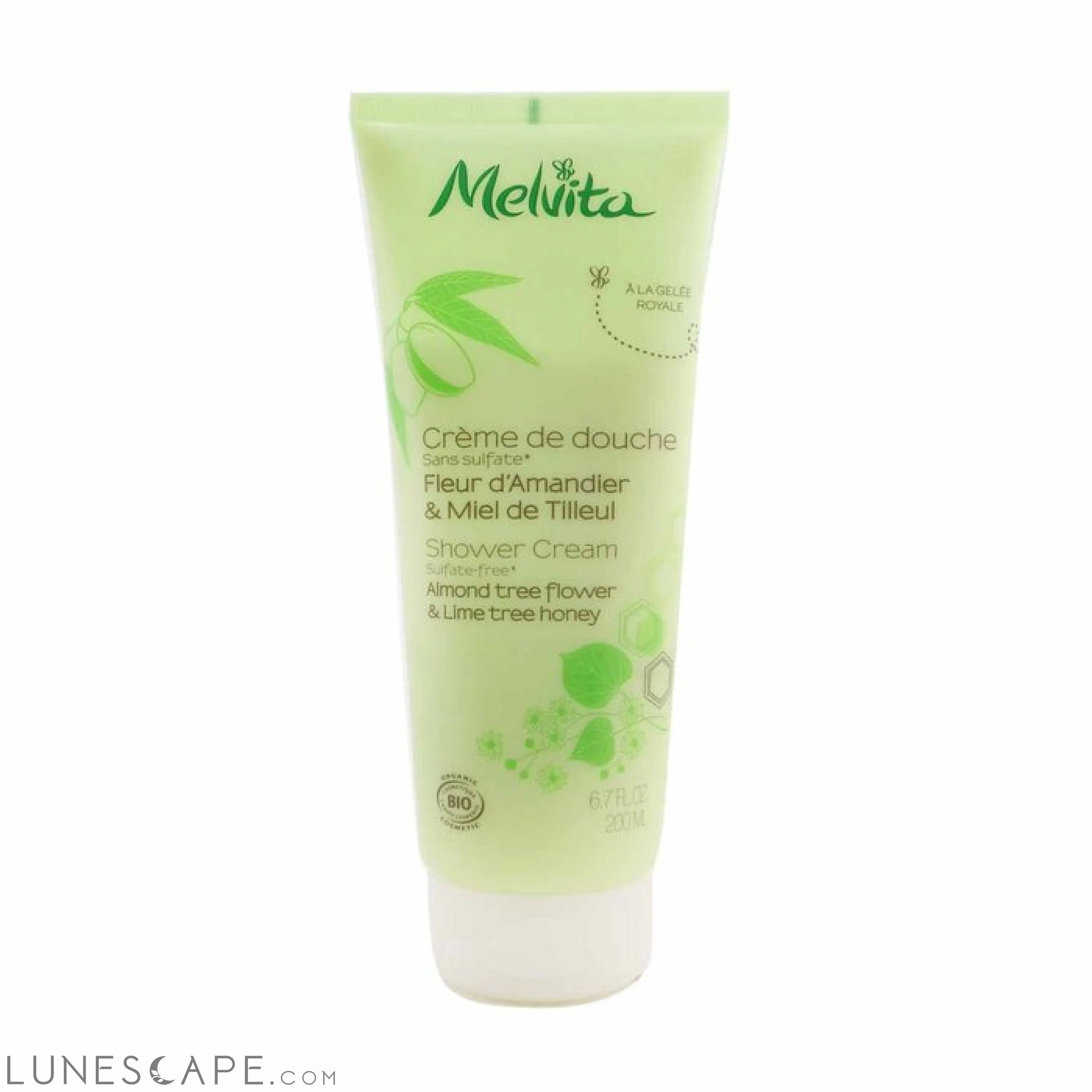 MELVITA - Almond Tree Flower & Lime Tree Honey Shower Cream LUNESCAPE