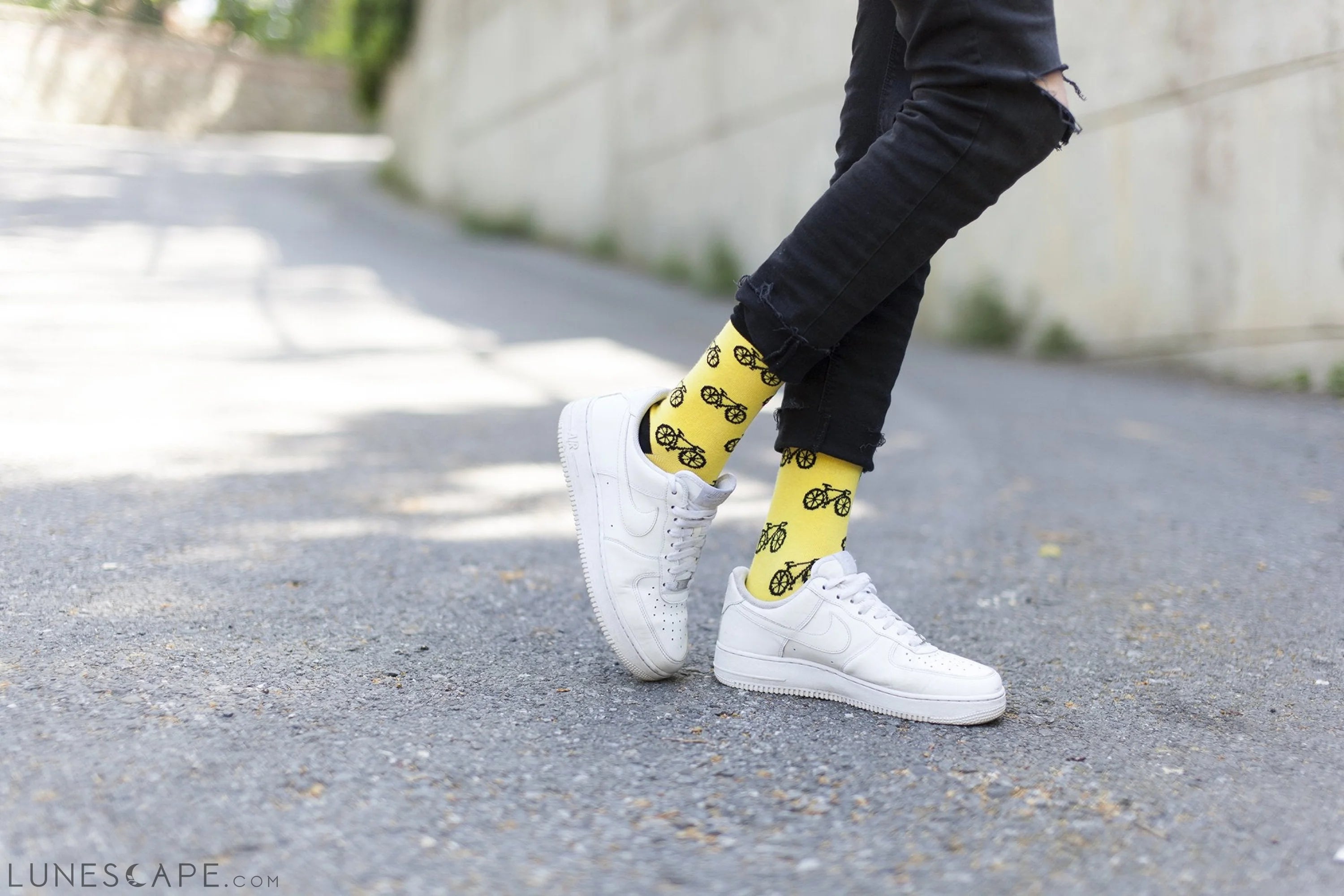 Men's Bicycle Socks LUNESCAPE