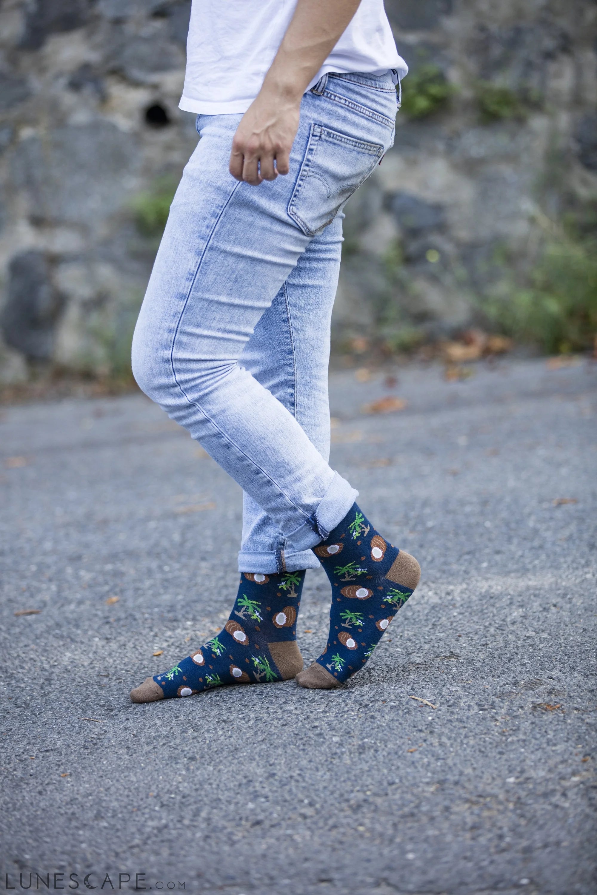 Men's Cheerful Fruits Socks LUNESCAPE
