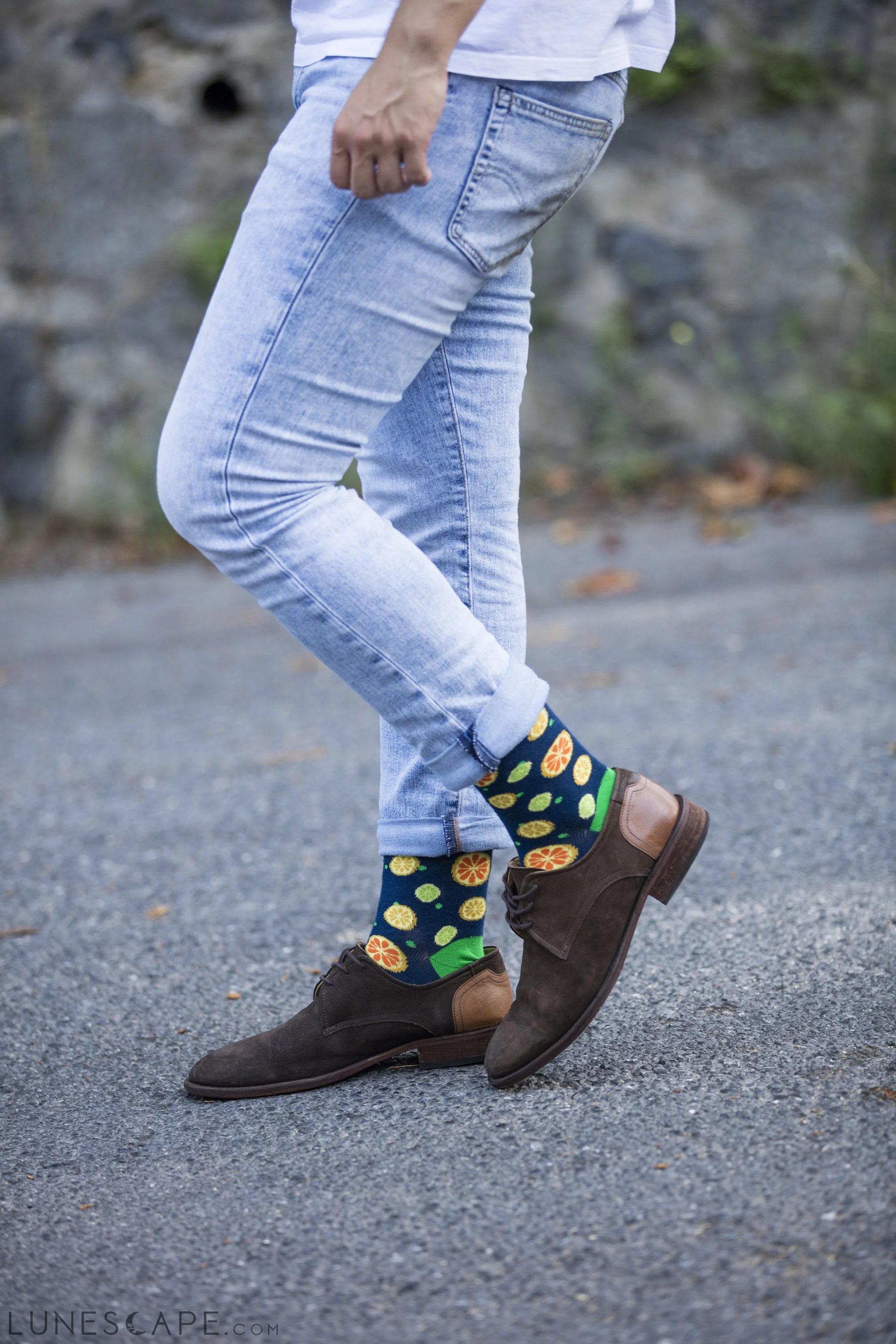 Men's Cheerful Fruits Socks LUNESCAPE