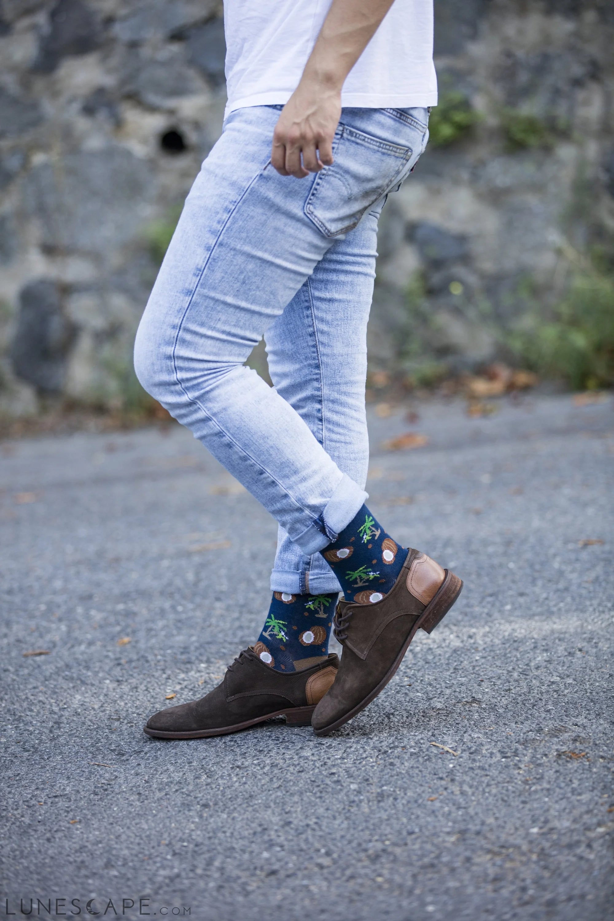 Men's Cheerful Fruits Socks LUNESCAPE
