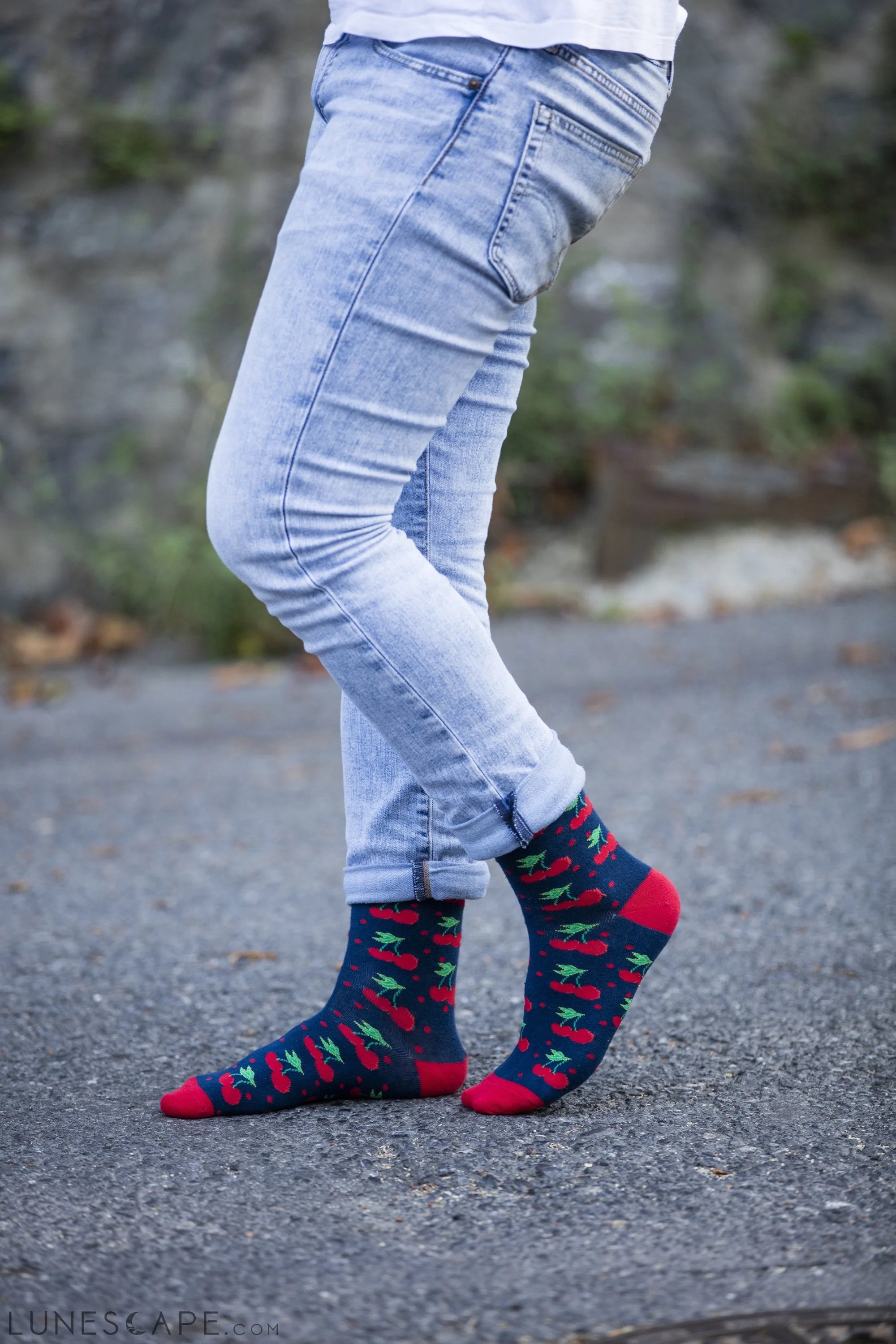 Men's Cheerful Fruits Socks LUNESCAPE
