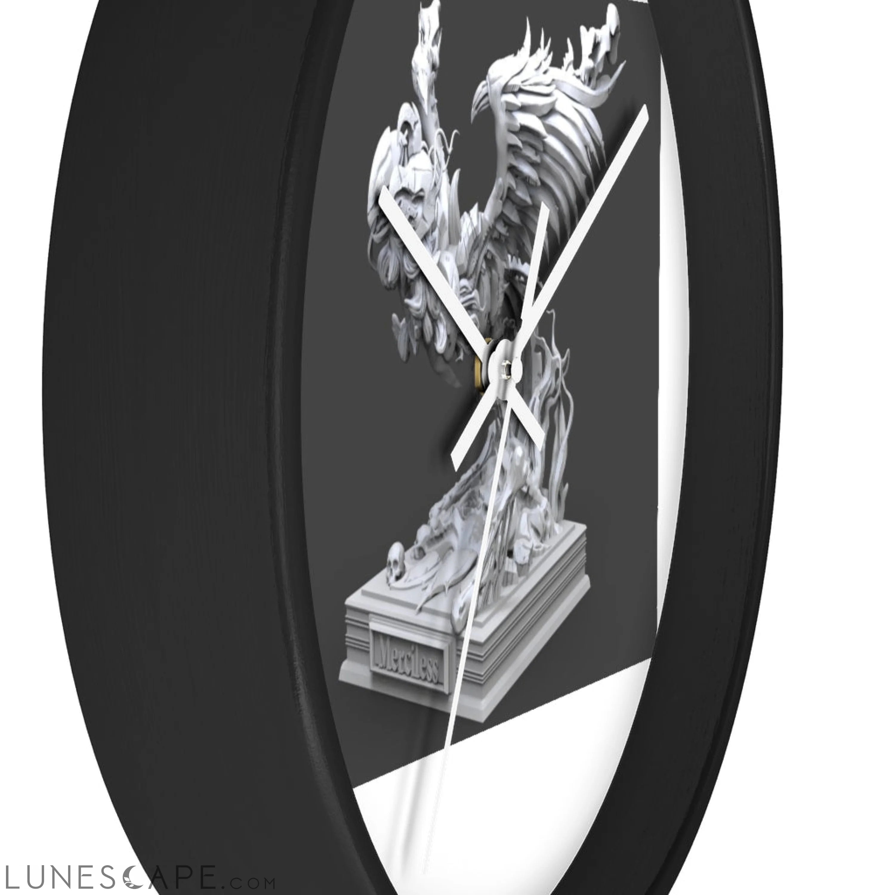 Merciless the Flaming SkyBird Wall clock LUNESCAPE