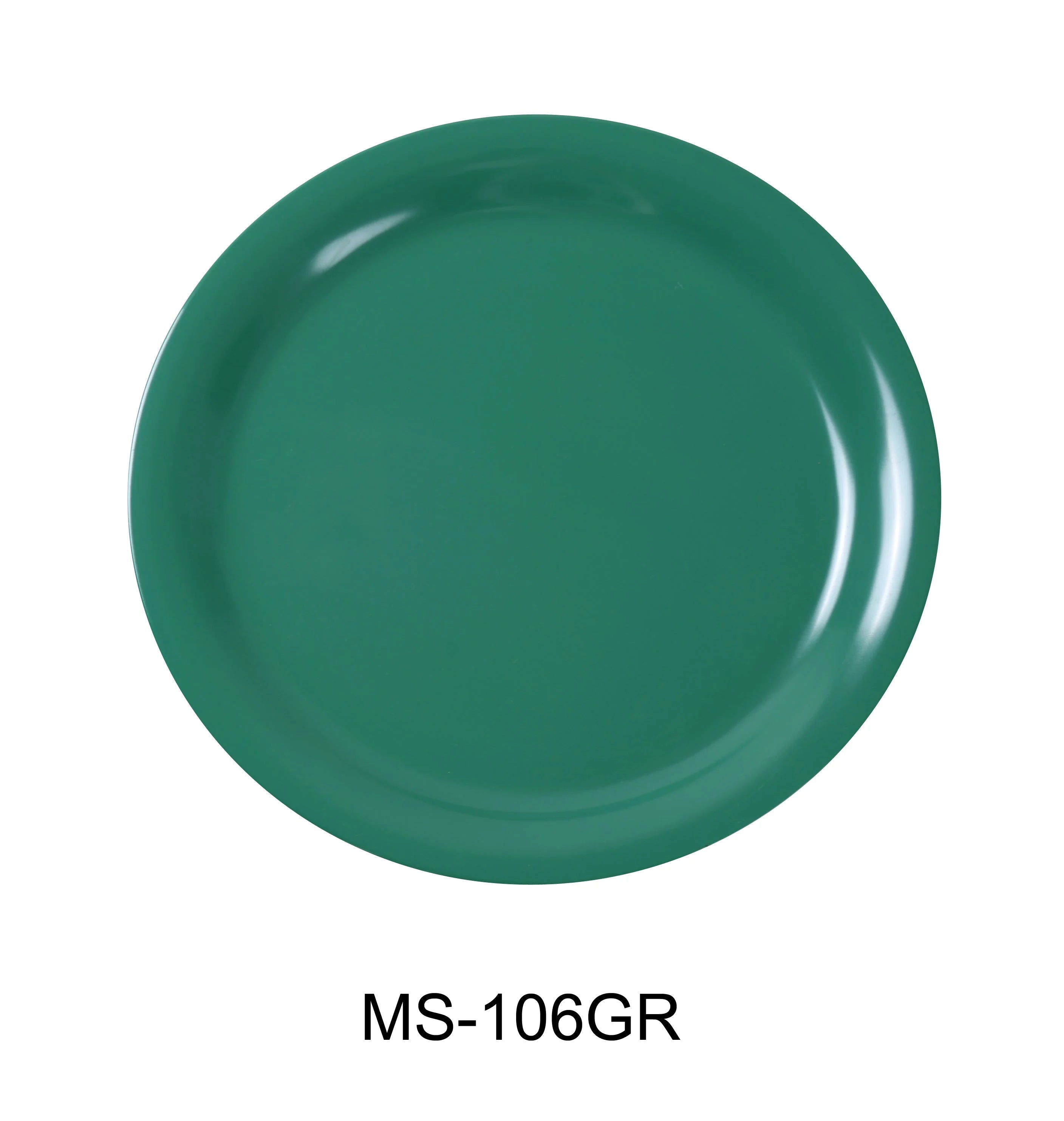 Mile Stone Narrow Rim Round Salad Plate LUNESCAPE