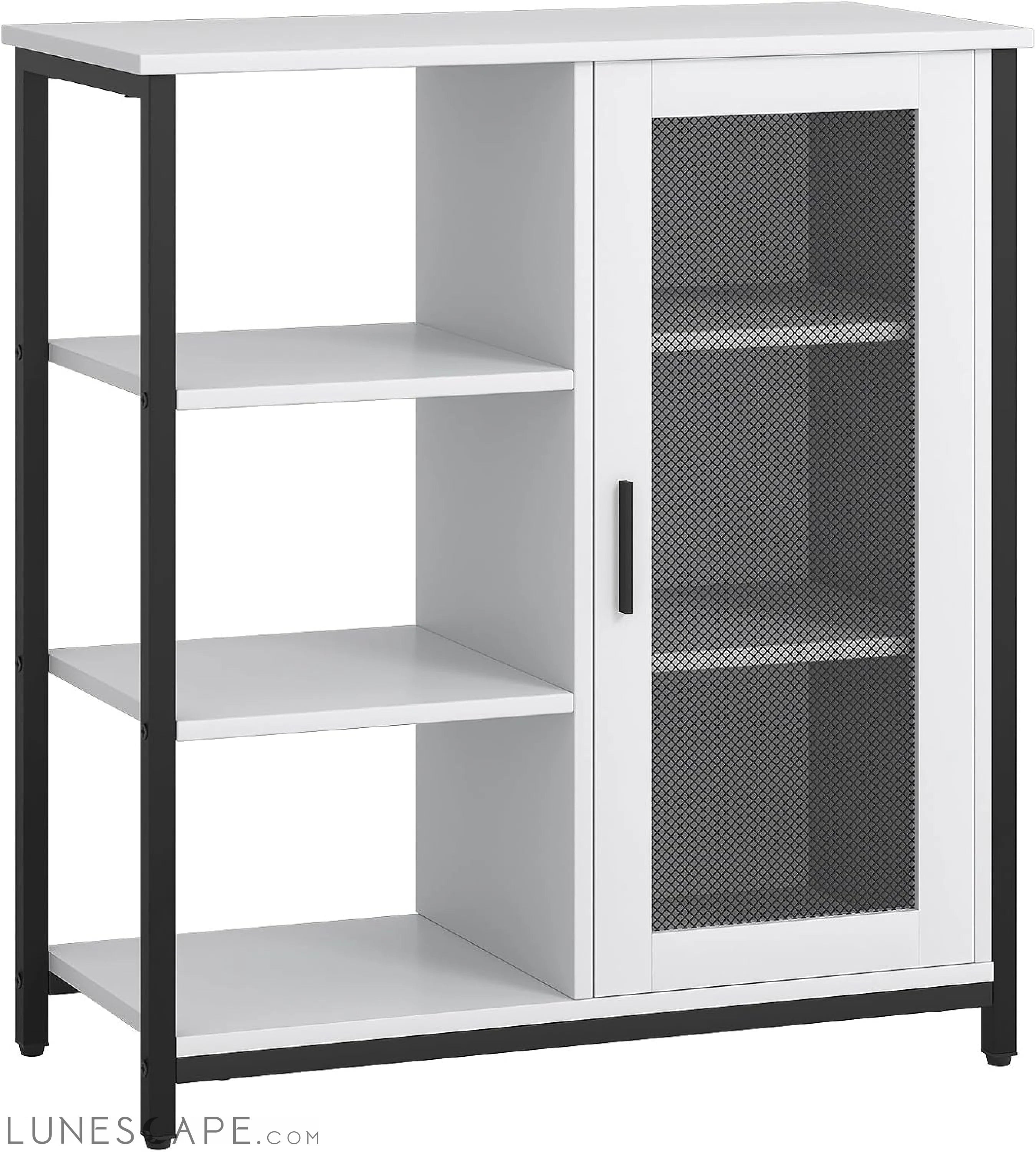 Mini Coffee Bar Cabinet with Storage, 27.5'' Small Kitchen Bar Table, LUNESCAPE