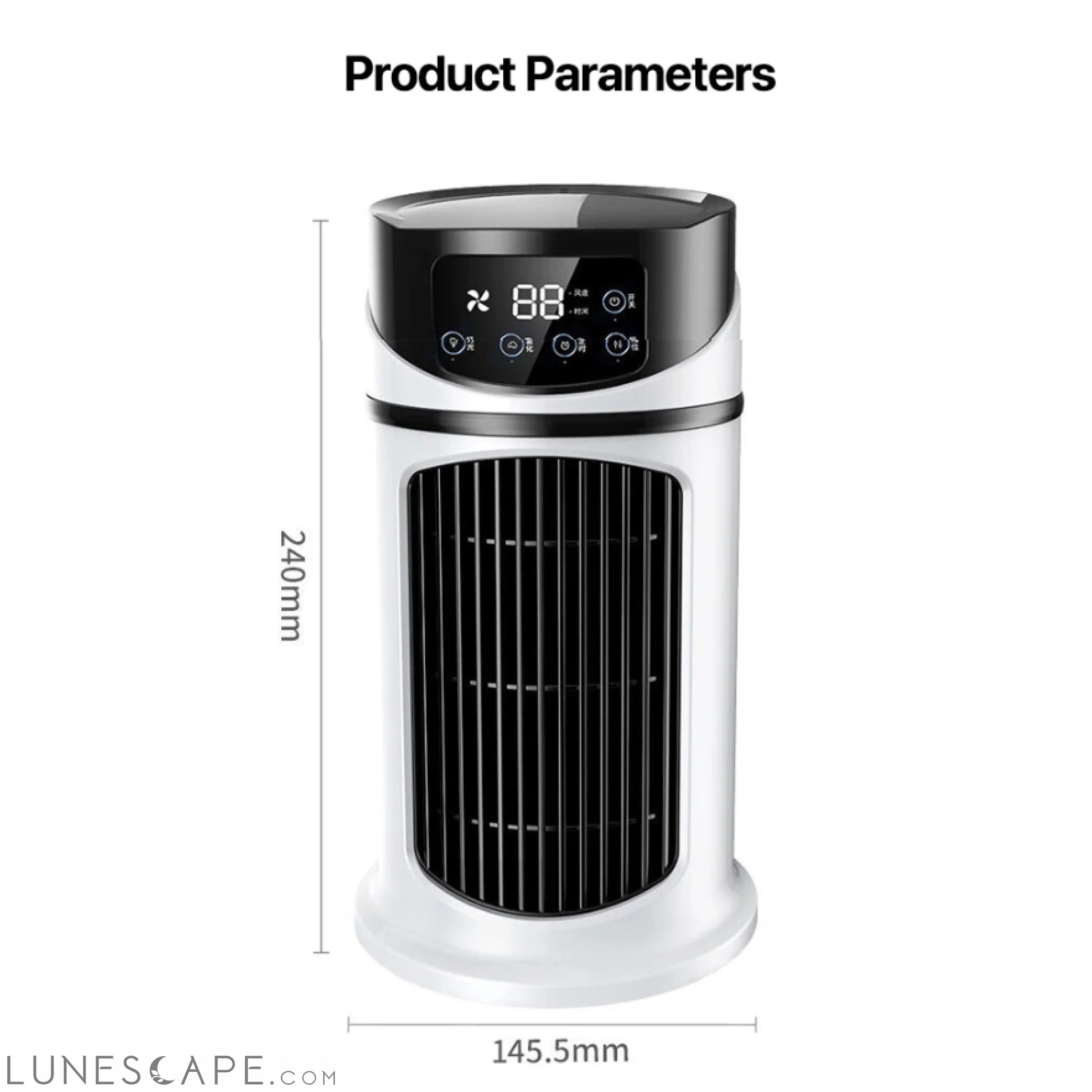 Mini Portable Water Air Cooling Fan LUNESCAPE