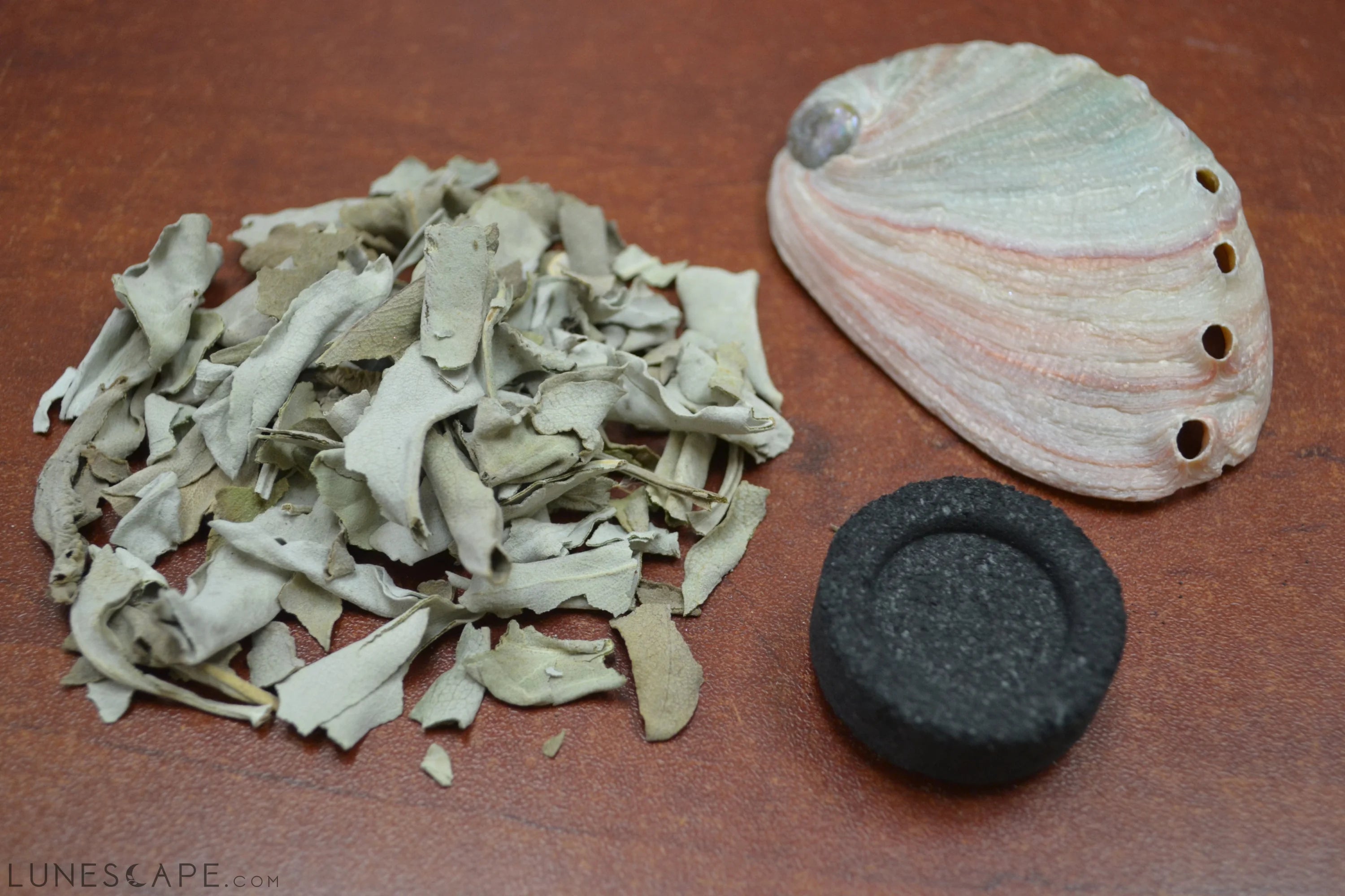 Mini White Sage Smudging Burning Kit LUNESCAPE