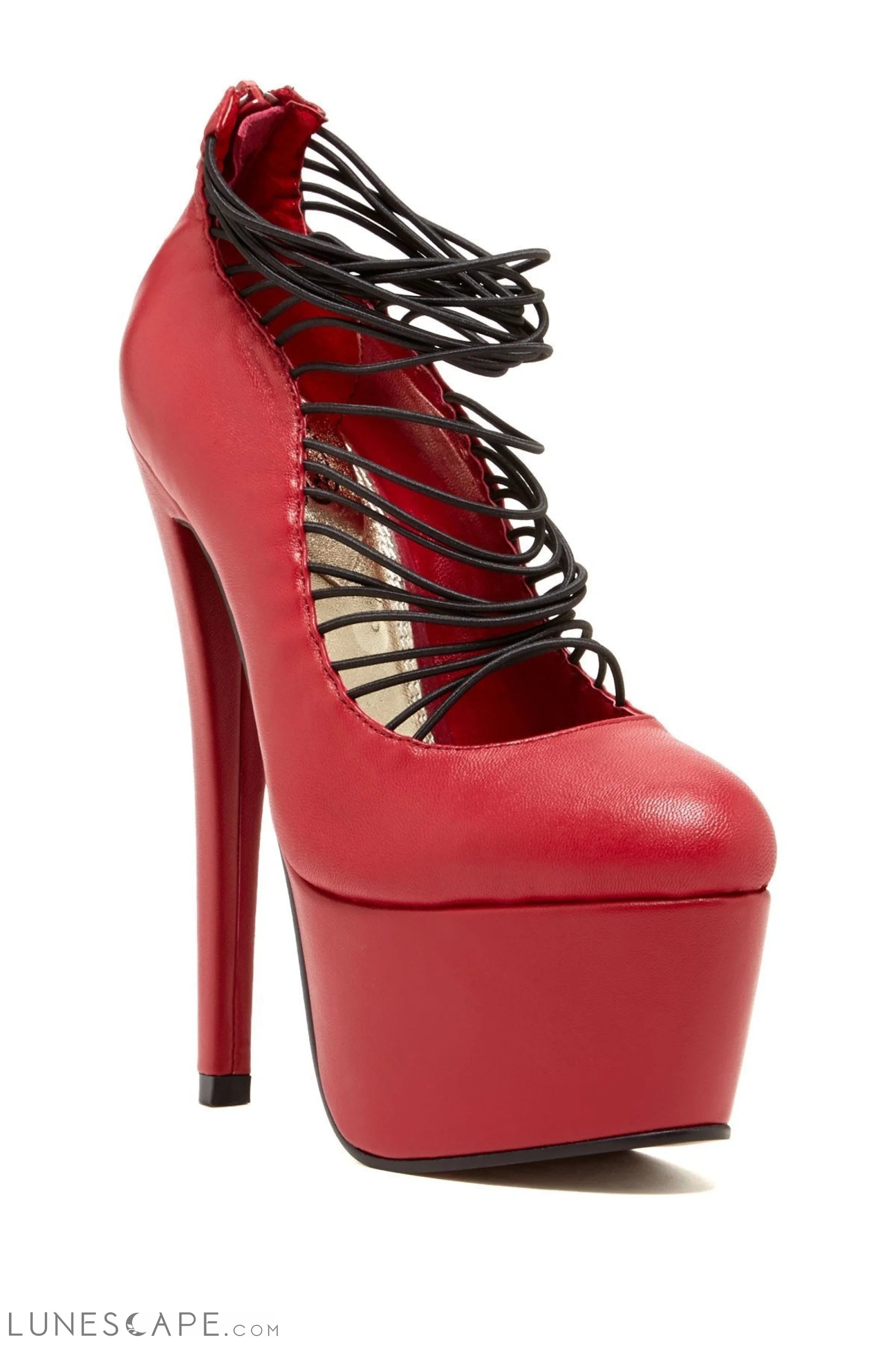 MISSION Platform Stiletto Pump LUNESCAPE