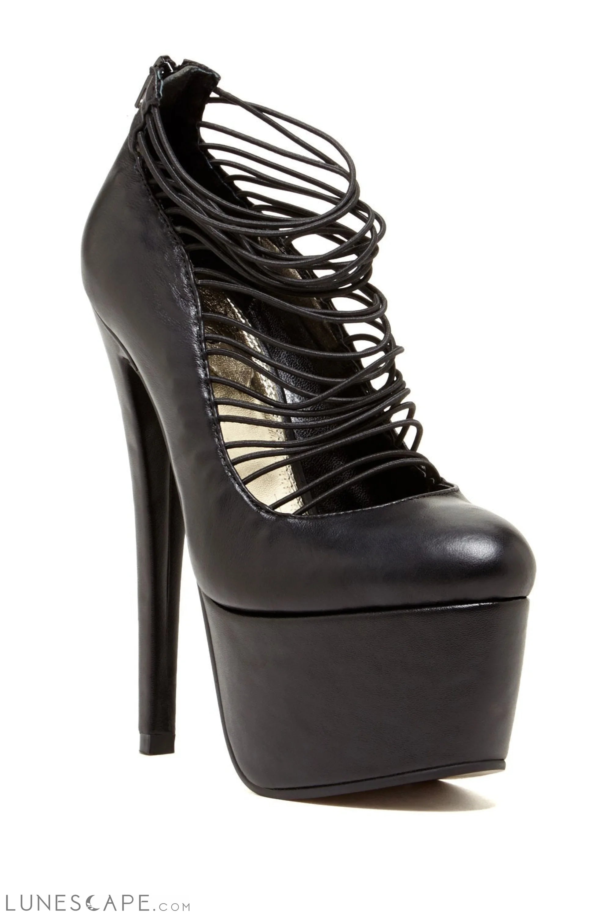 MISSION Platform Stiletto Pump LUNESCAPE