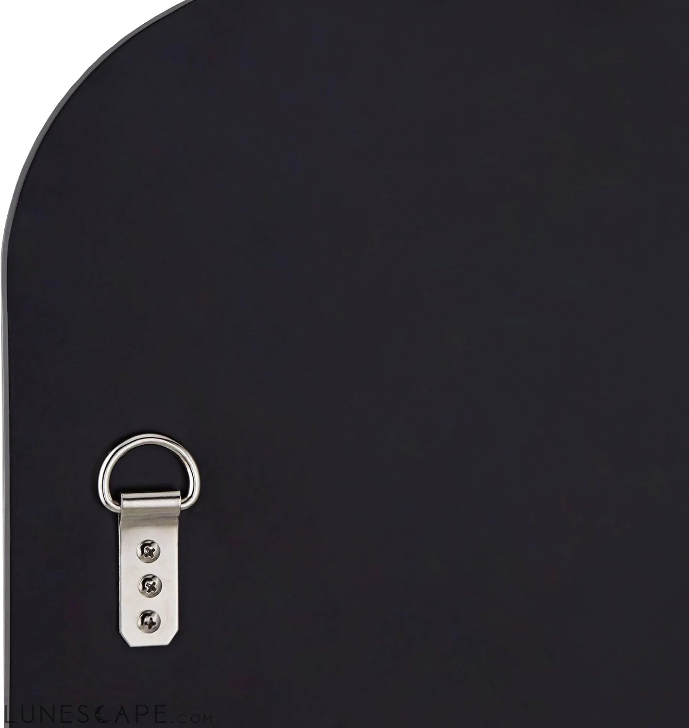 Modern Abstract Silver Frameless Wall Mirror for Bedroom, Living Room, LUNESCAPE