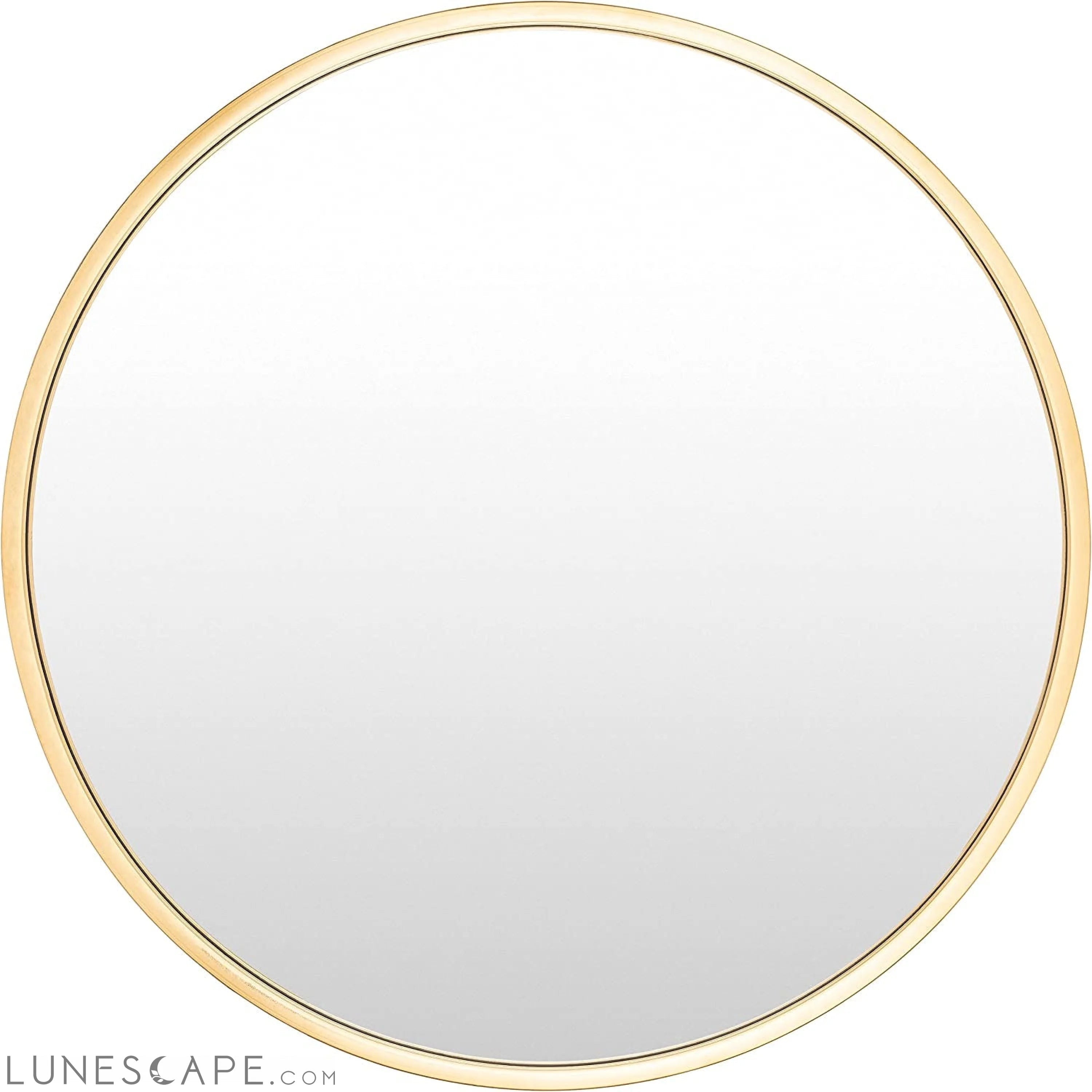 Modern round Living Room Wall Mirror LUNESCAPE