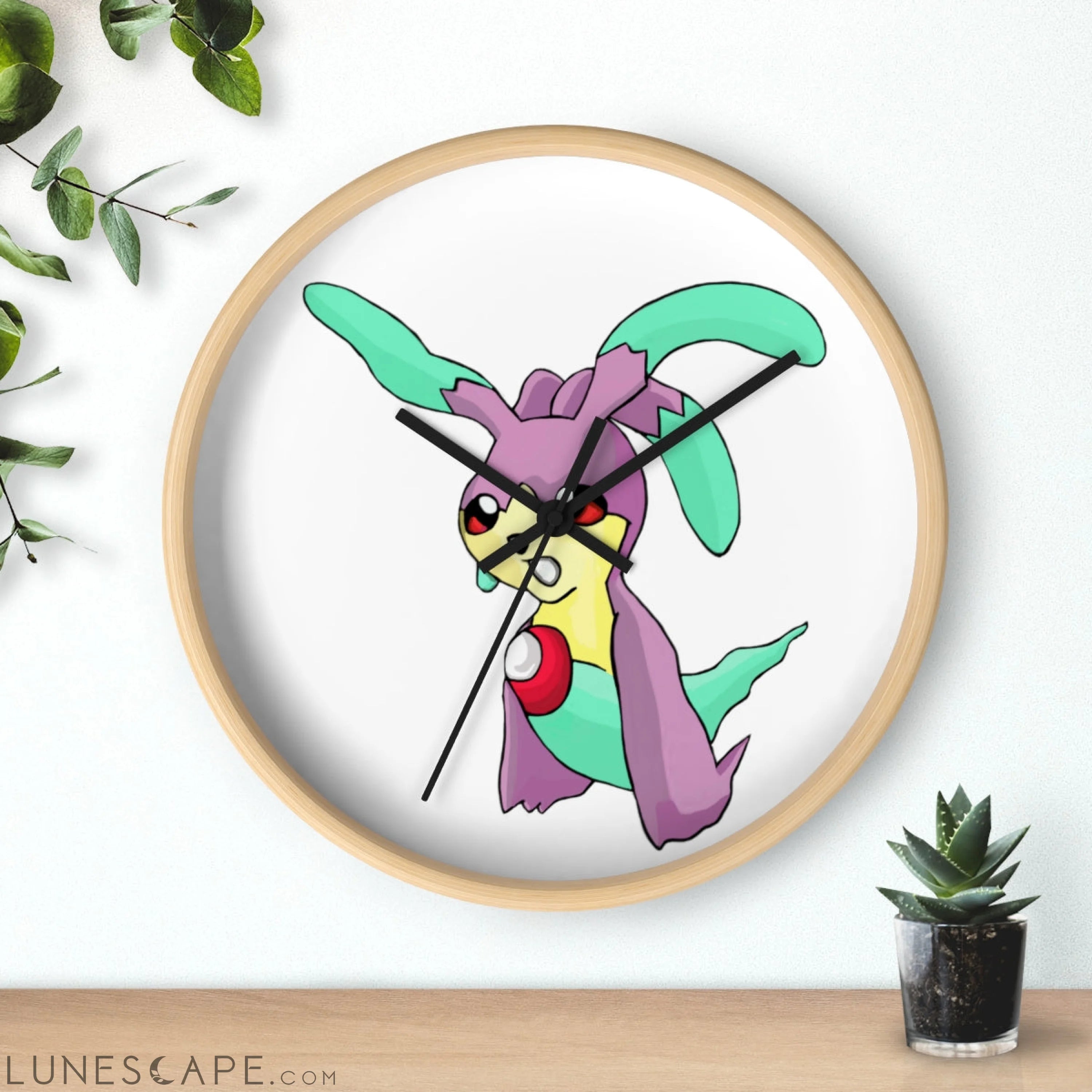 Molepha Wall clock LUNESCAPE