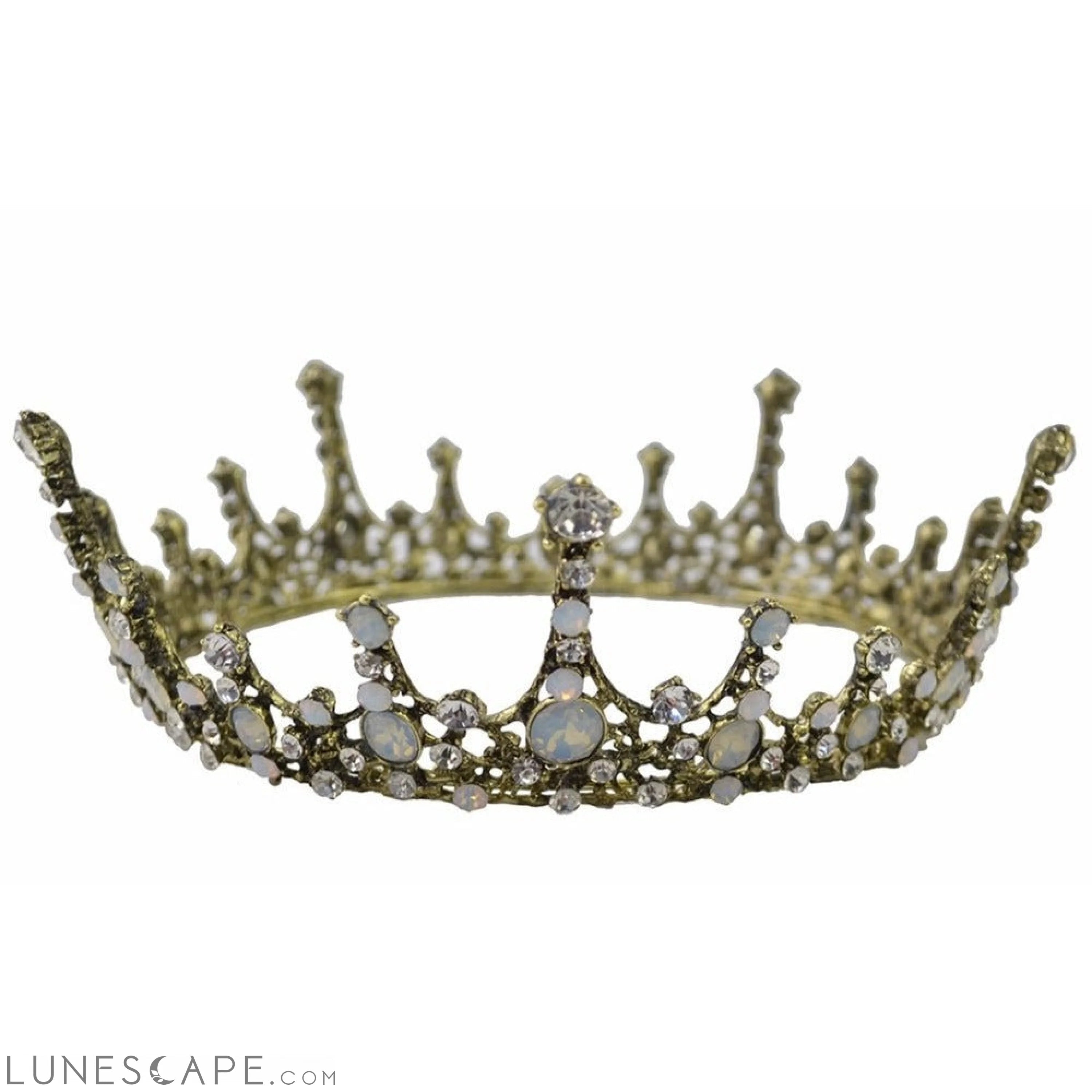 Moonlight Ice Queen Royalty Crown Tiara Opal LUNESCAPE