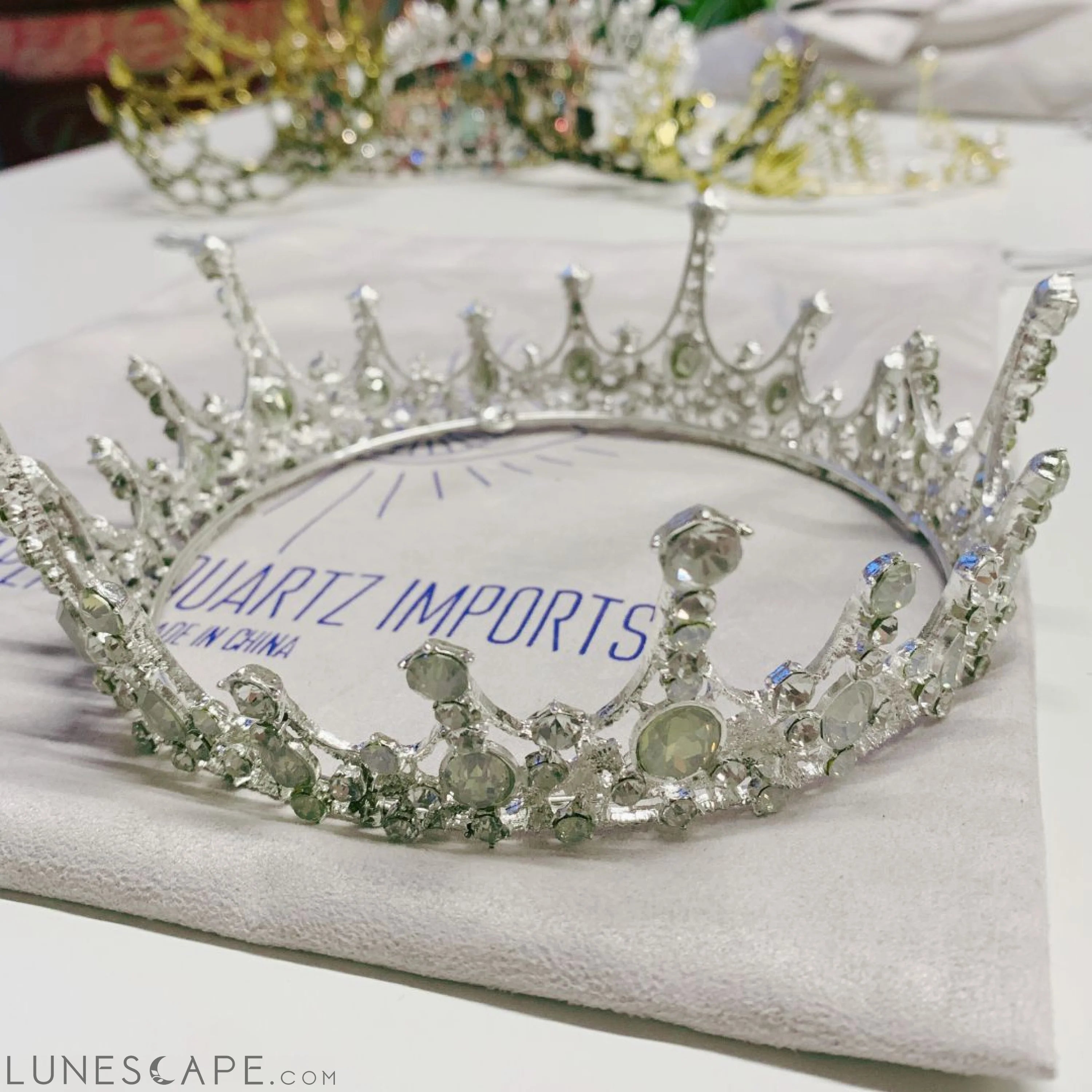 Moonlight Ice Queen Royalty Crown Tiara Opal LUNESCAPE