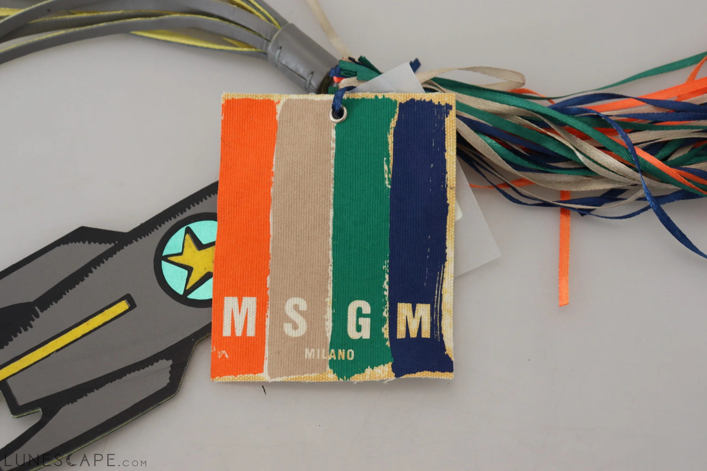 MSGM Chic Multicolor Keychain & Bag Charms LUNESCAPE