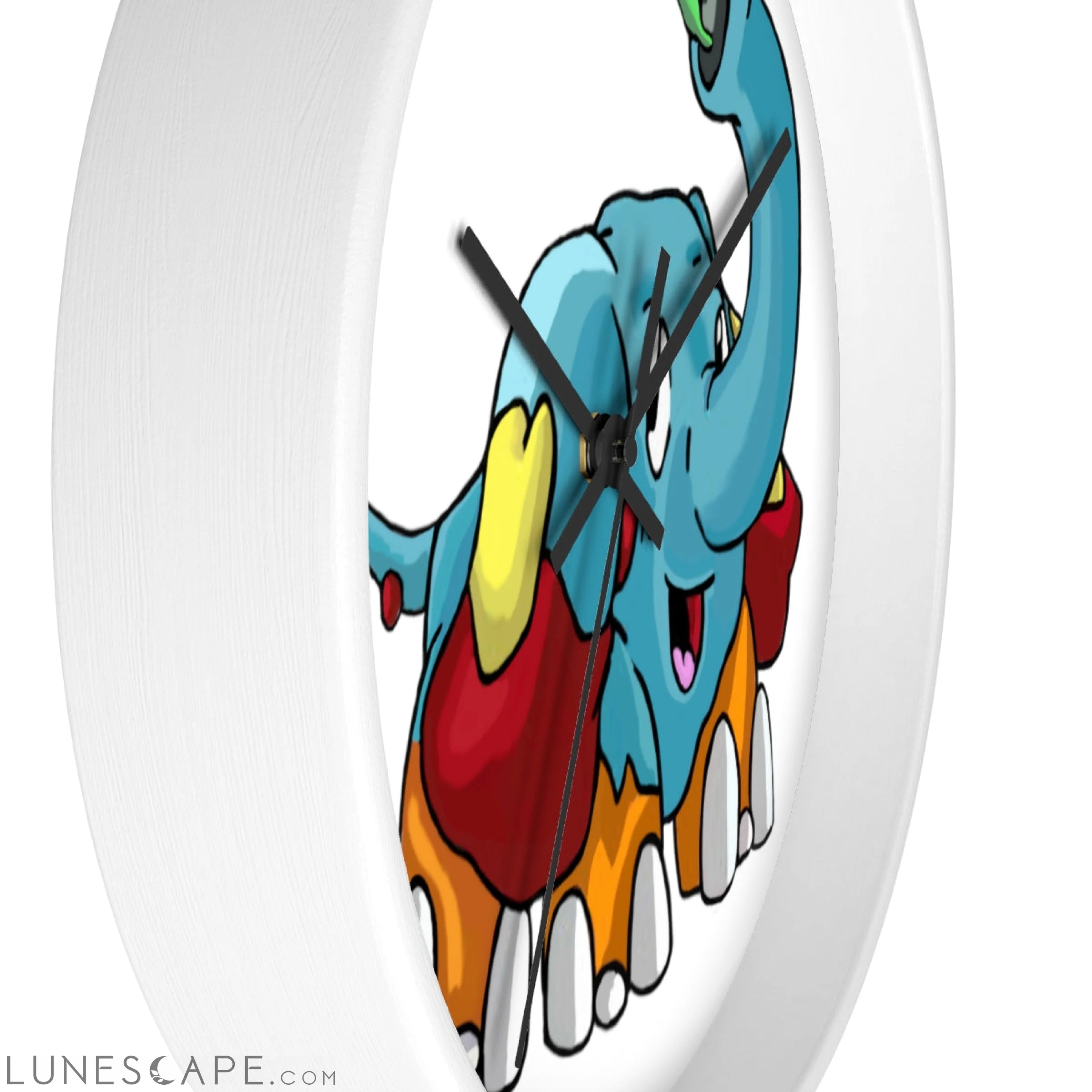 Mudphant Wall clock LUNESCAPE