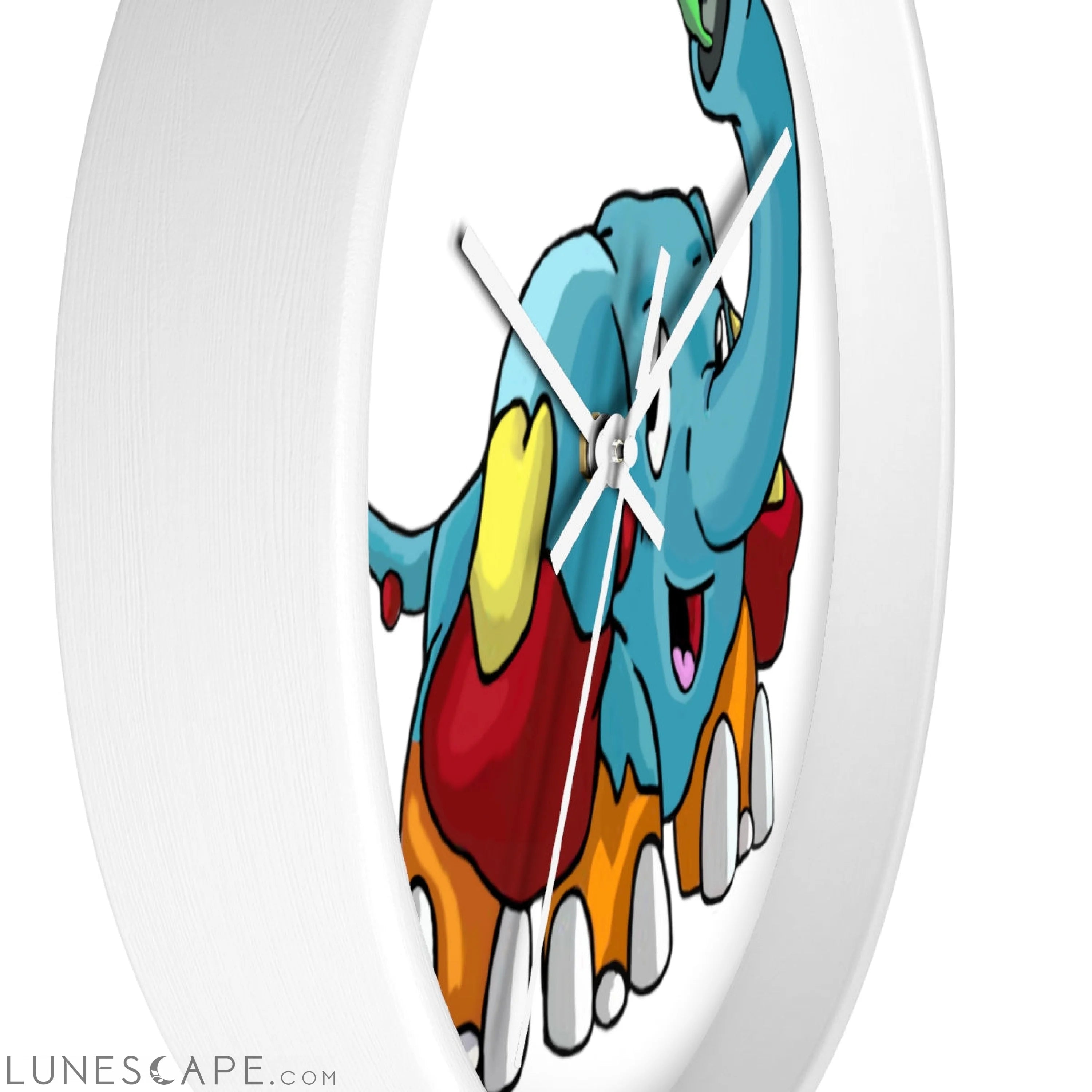 Mudphant Wall clock LUNESCAPE