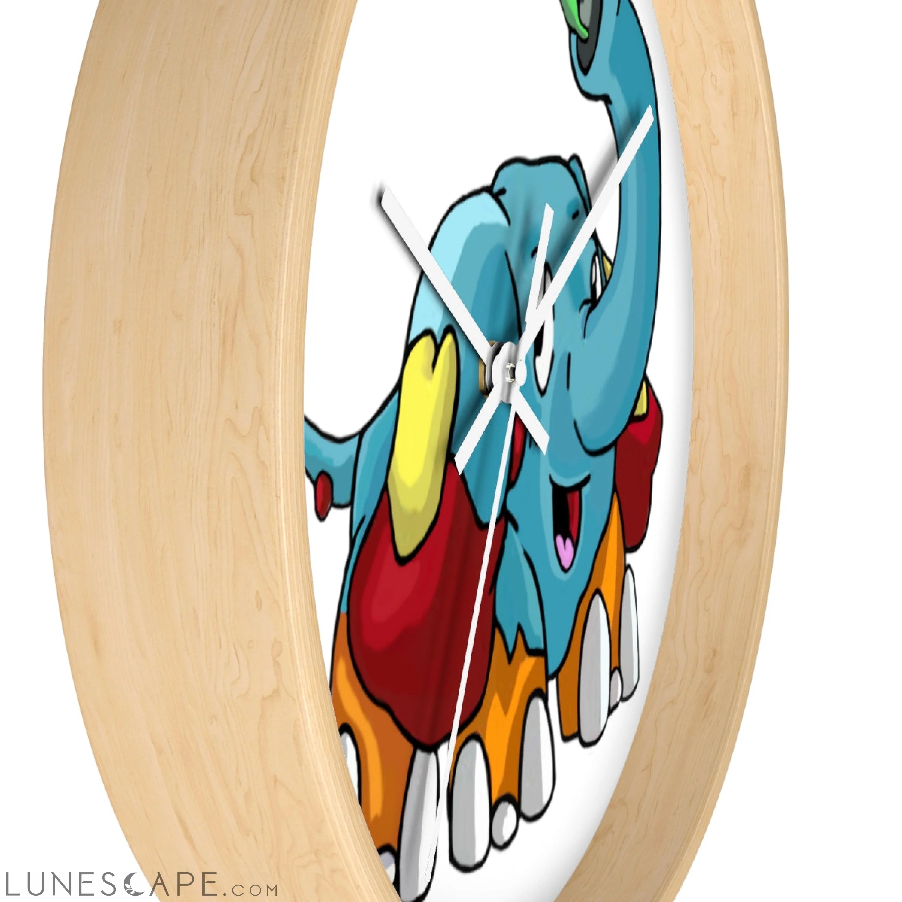 Mudphant Wall clock LUNESCAPE