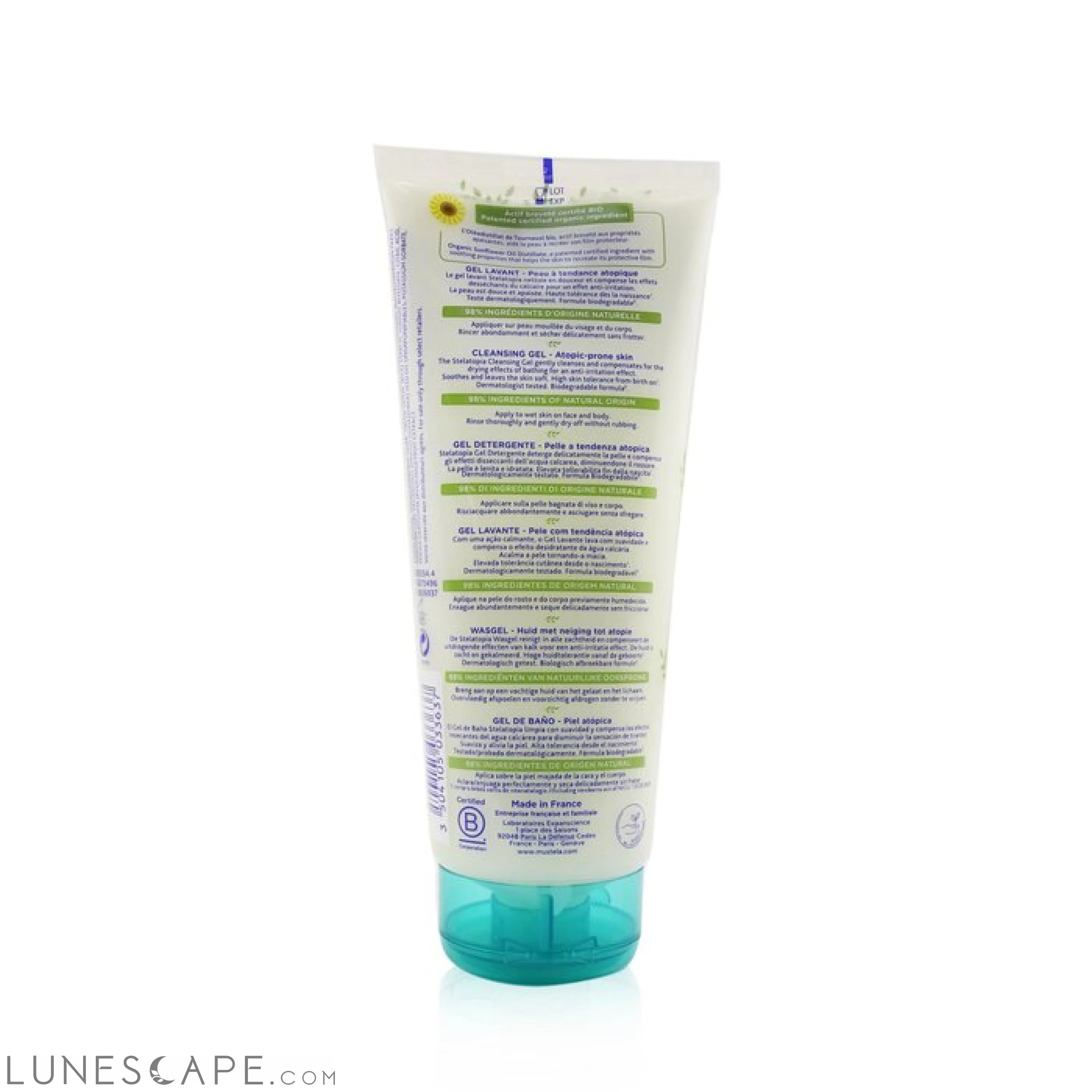 MUSTELA - Stelatopia Cleansing Gel - For Atopic-Prone Skin LUNESCAPE