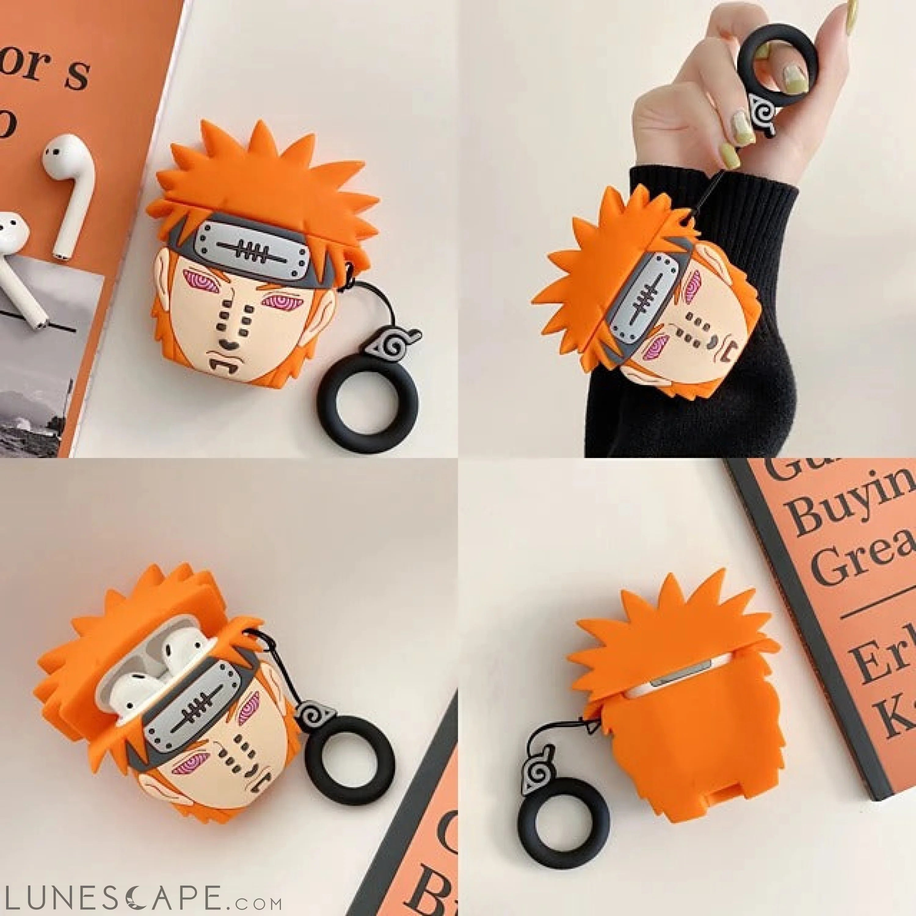 Naruto ペイン Pein Headphones Cases,Airpods Pro Case LUNESCAPE