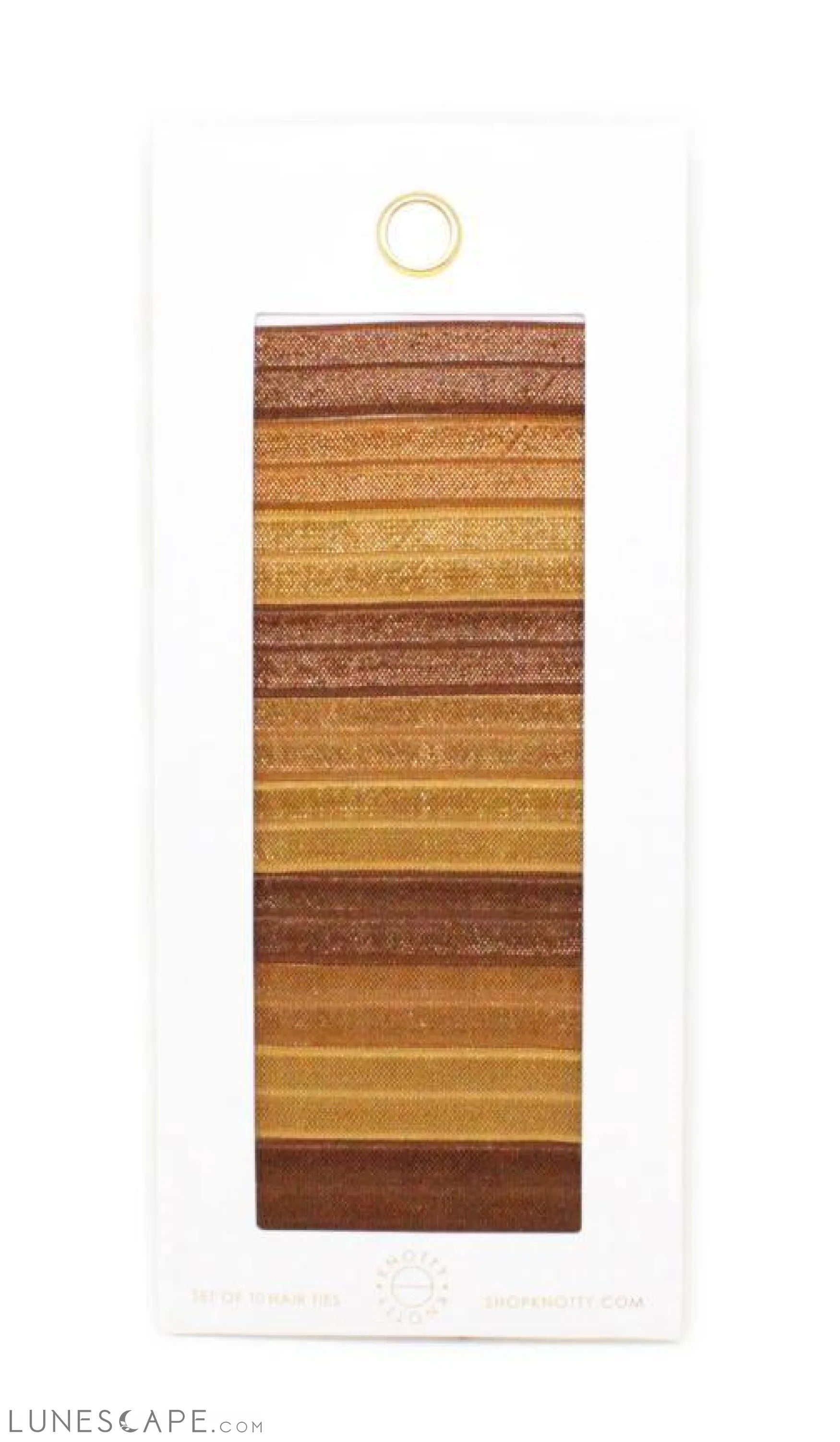Natural Ombre - 10-Pack Hair Tie Envelope LUNESCAPE