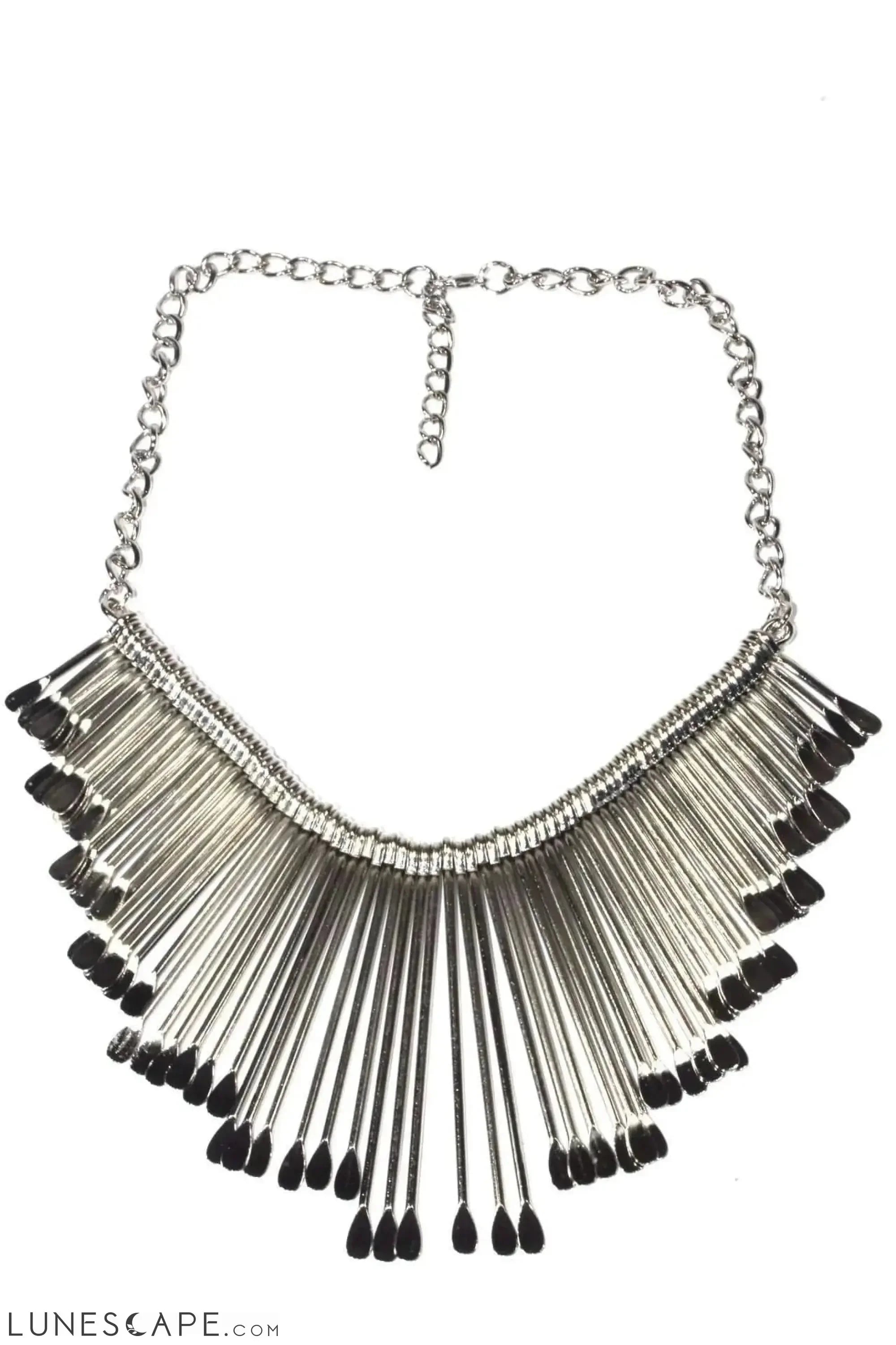 Needle Necklace - Gold LUNESCAPE