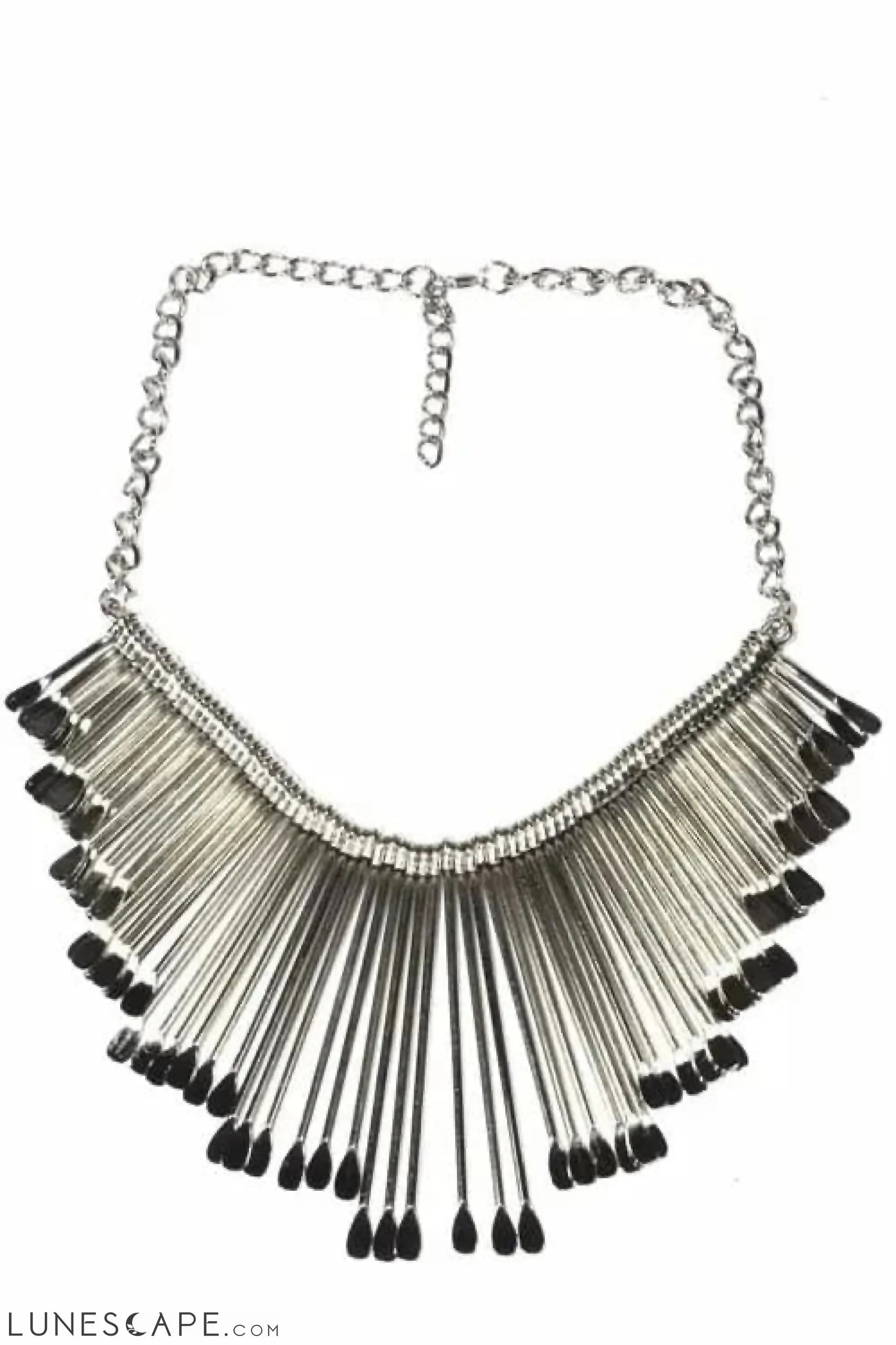 Needle Necklace - Gold LUNESCAPE