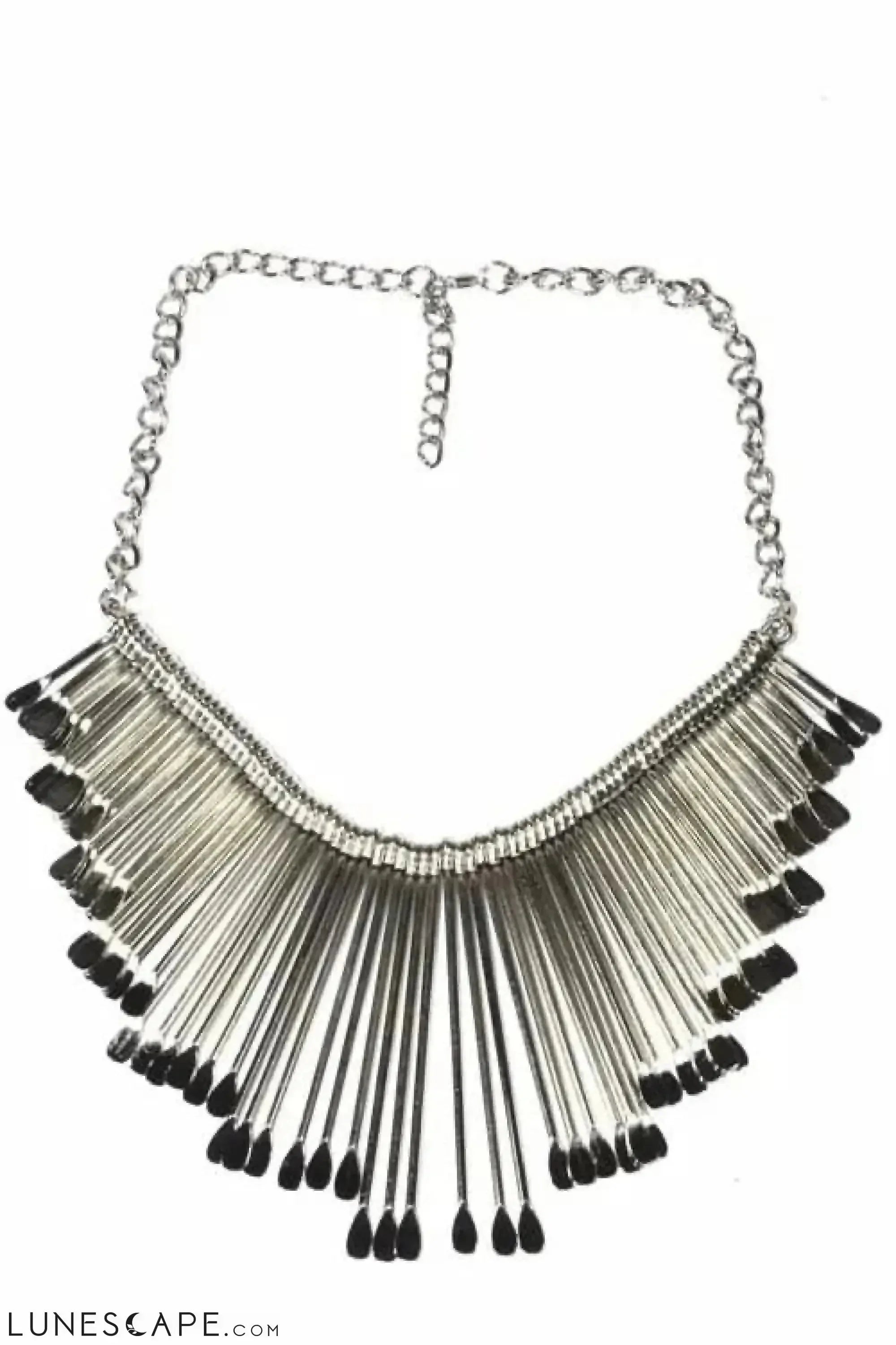 Needle Necklace - Gold LUNESCAPE