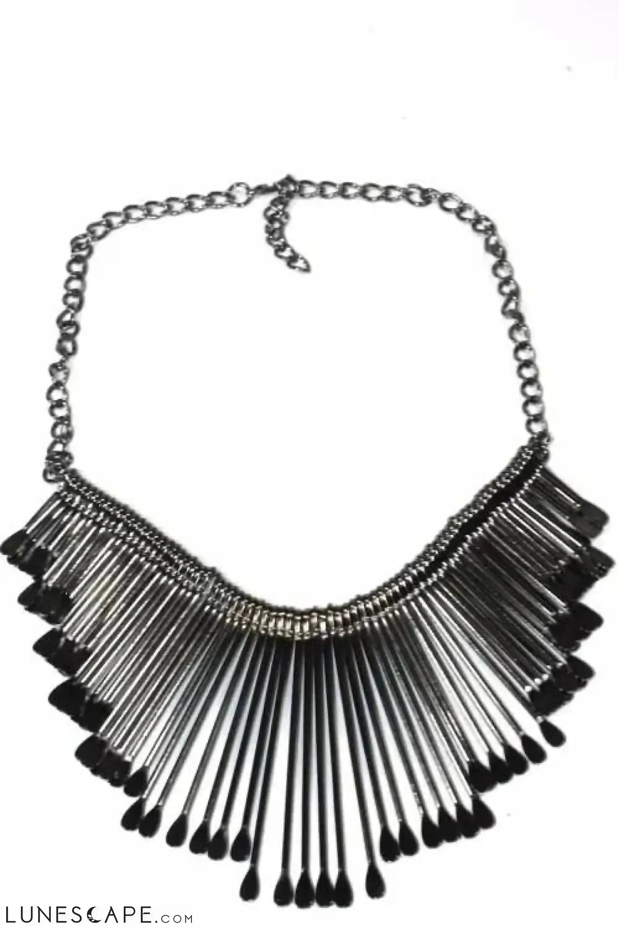 Needle Necklace - Gold LUNESCAPE