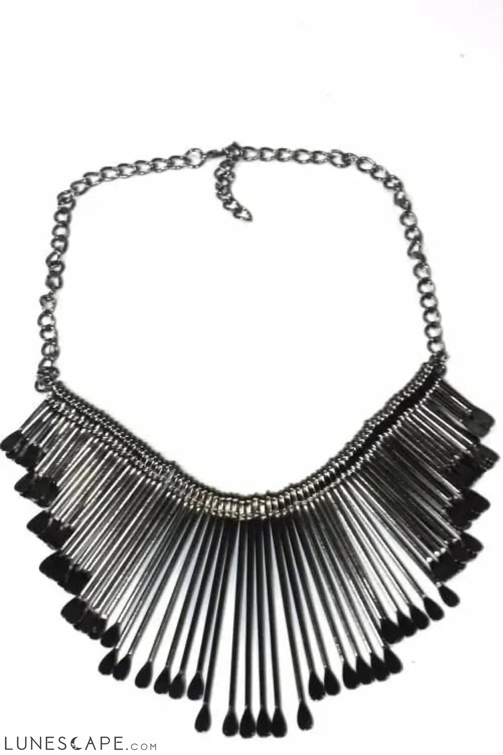 Needle Necklace - Gold LUNESCAPE