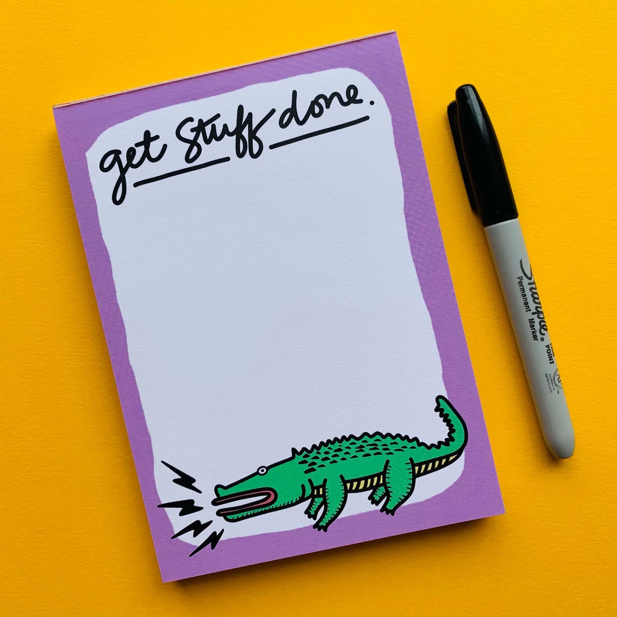 Notepad / To-Do List - Get Stuff Done (Alligator) LUNESCAPE