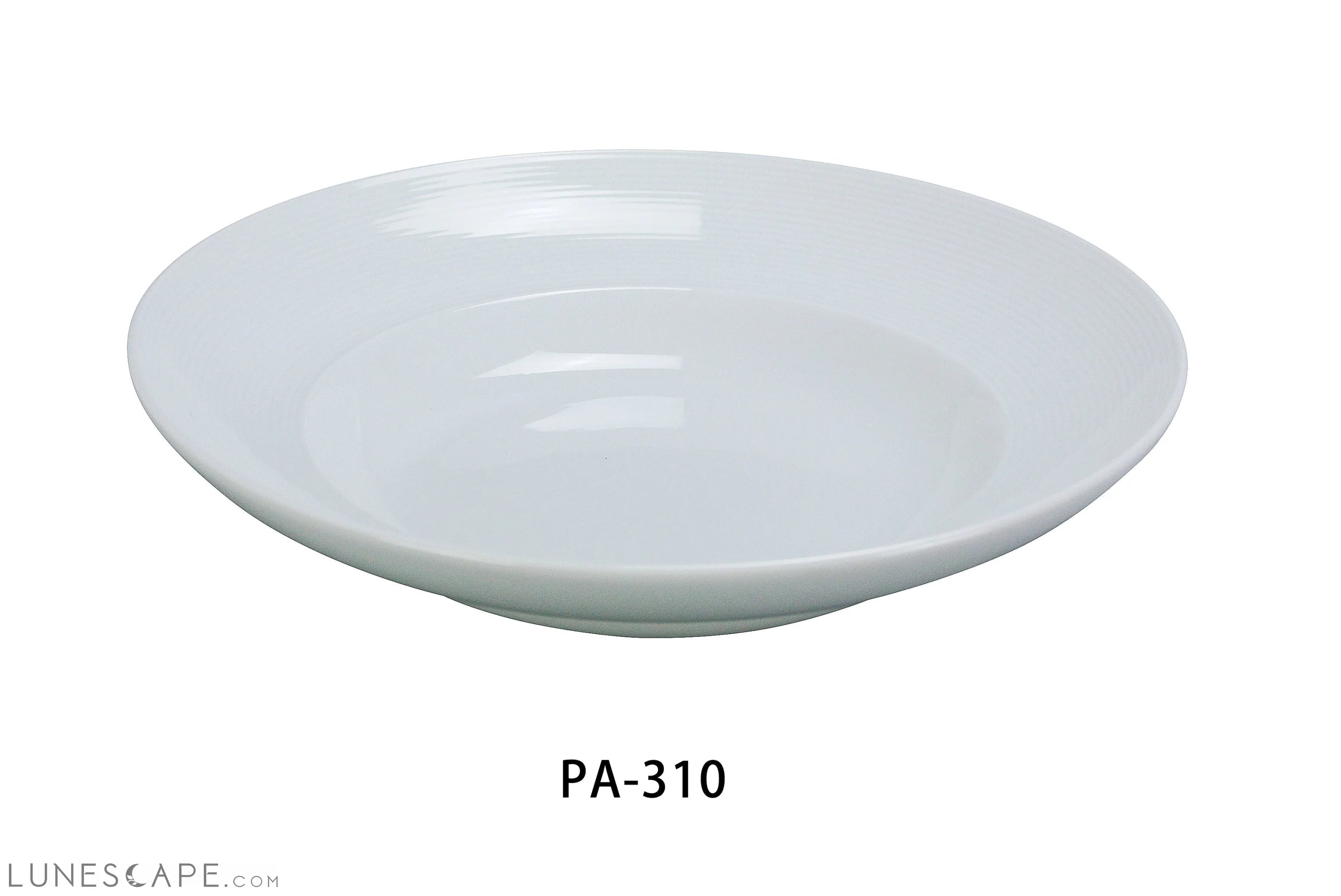 Oblong White Pasta Bowl LUNESCAPE