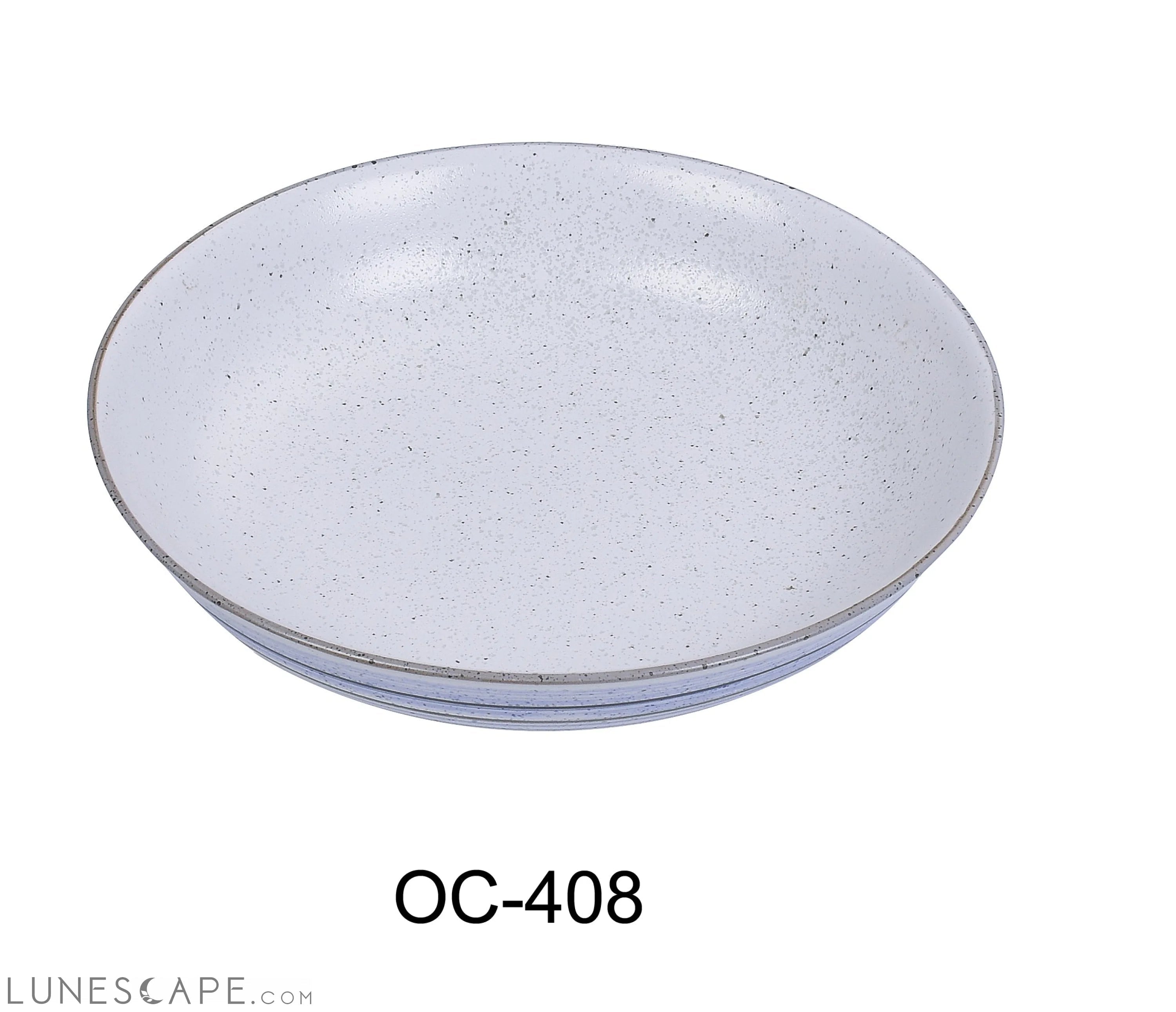 Ocean 8" X 1 1/2" DEEP SALAD PLATE 14 OZ LUNESCAPE