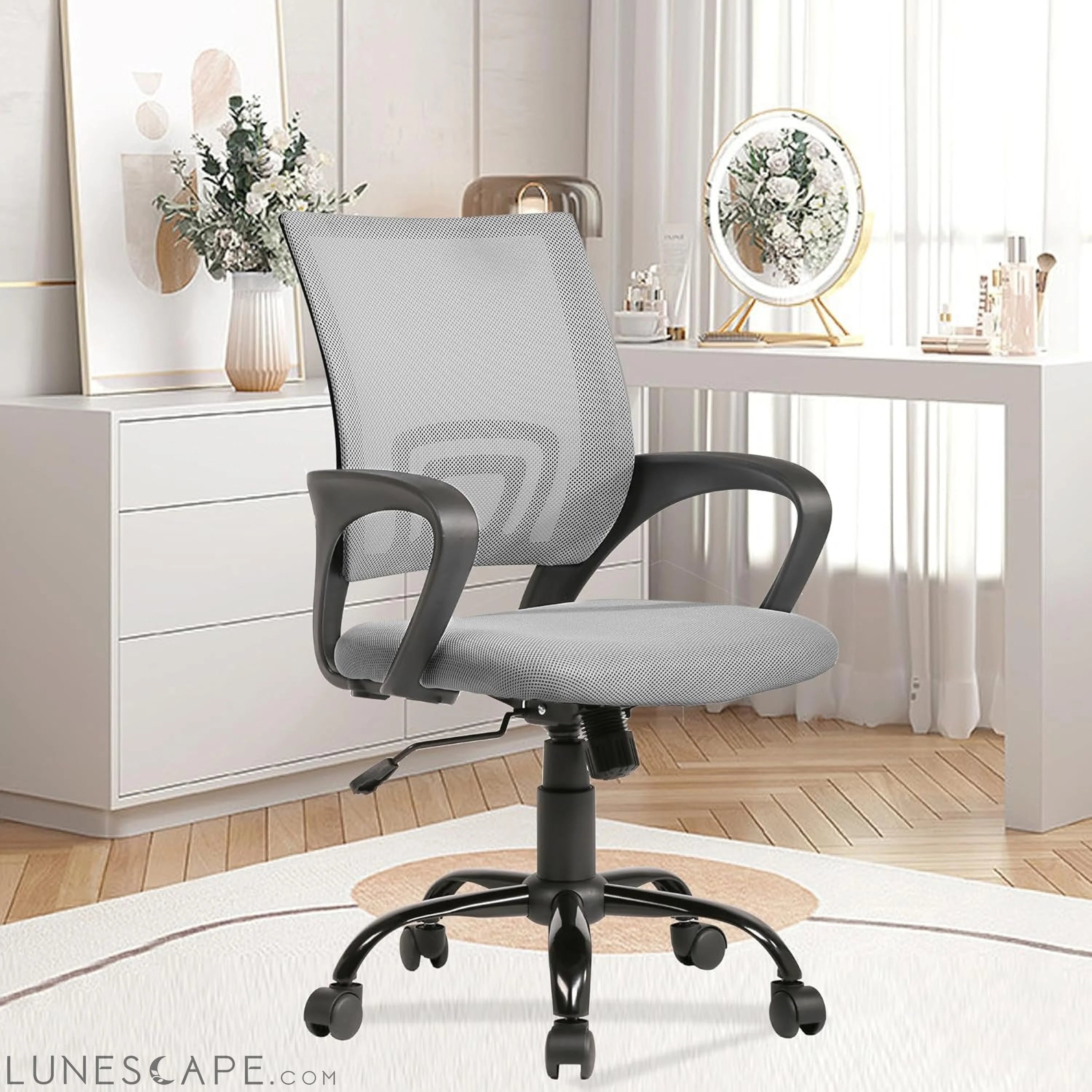 Office Chair Computer Chair Ergonomic Cheap Desk Chair Adjustable LUNESCAPE