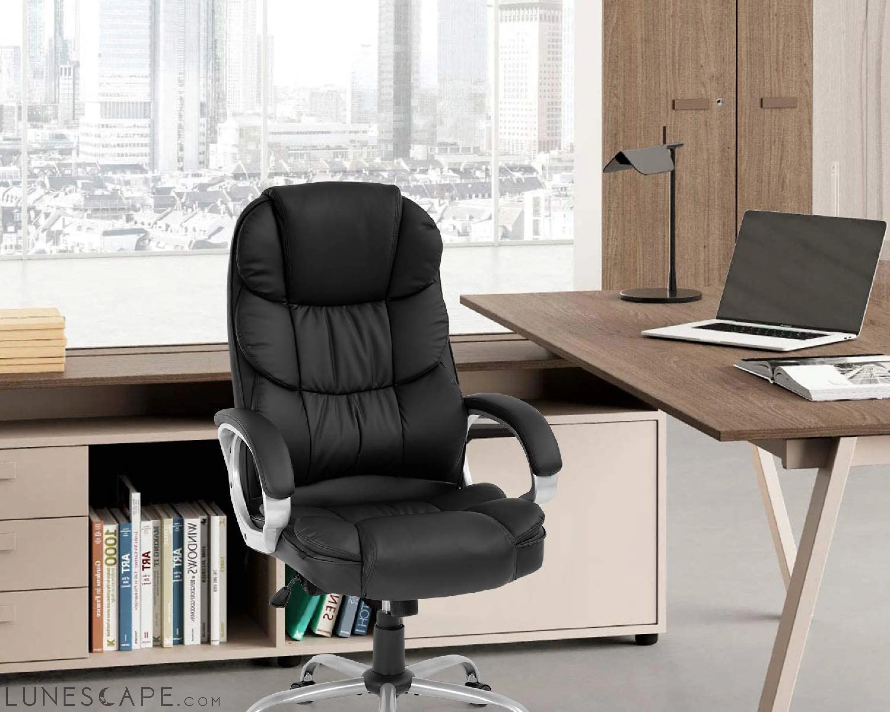 Office Chair Computer High Back Adjustable Ergonomic Desk Chair LUNESCAPE
