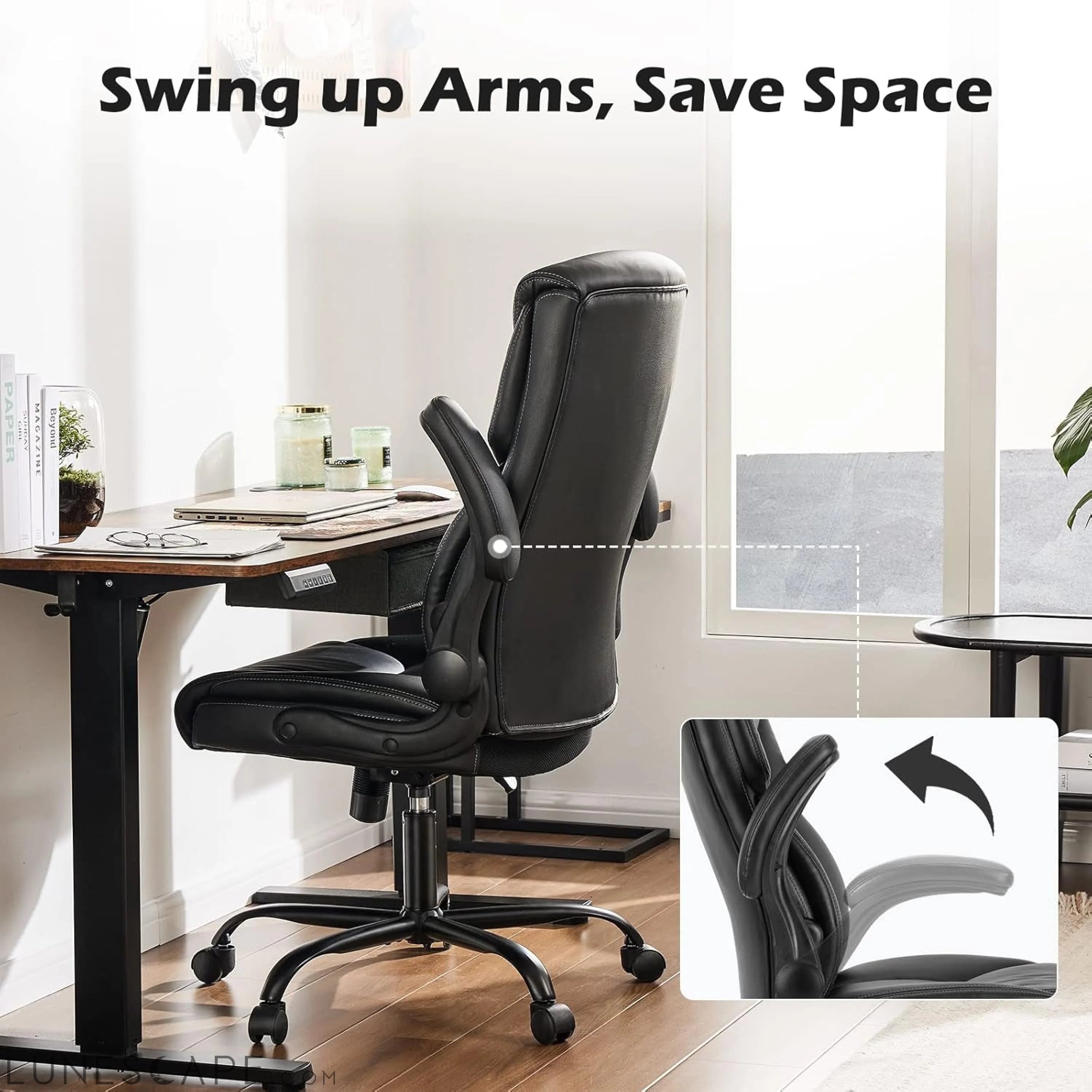 Office Chair - Ergonomic Executive Computer Desk Chairs with LUNESCAPE