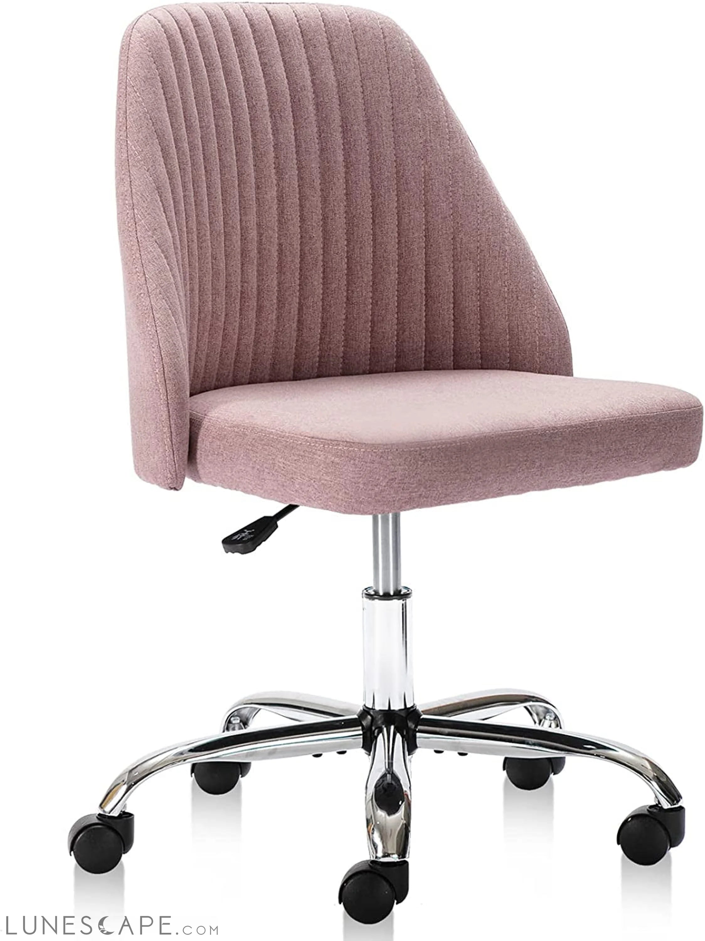 Office Desk Chair, Modern Cute Rolling Vanity Swivel Task Chairs with LUNESCAPE
