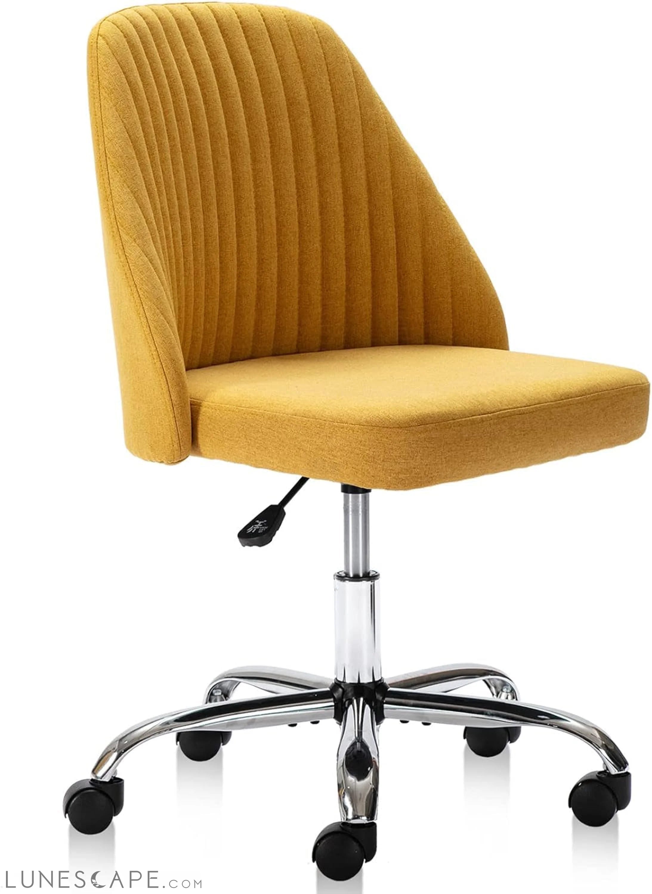 Office Desk Chair, Modern Cute Rolling Vanity Swivel Task Chairs with LUNESCAPE