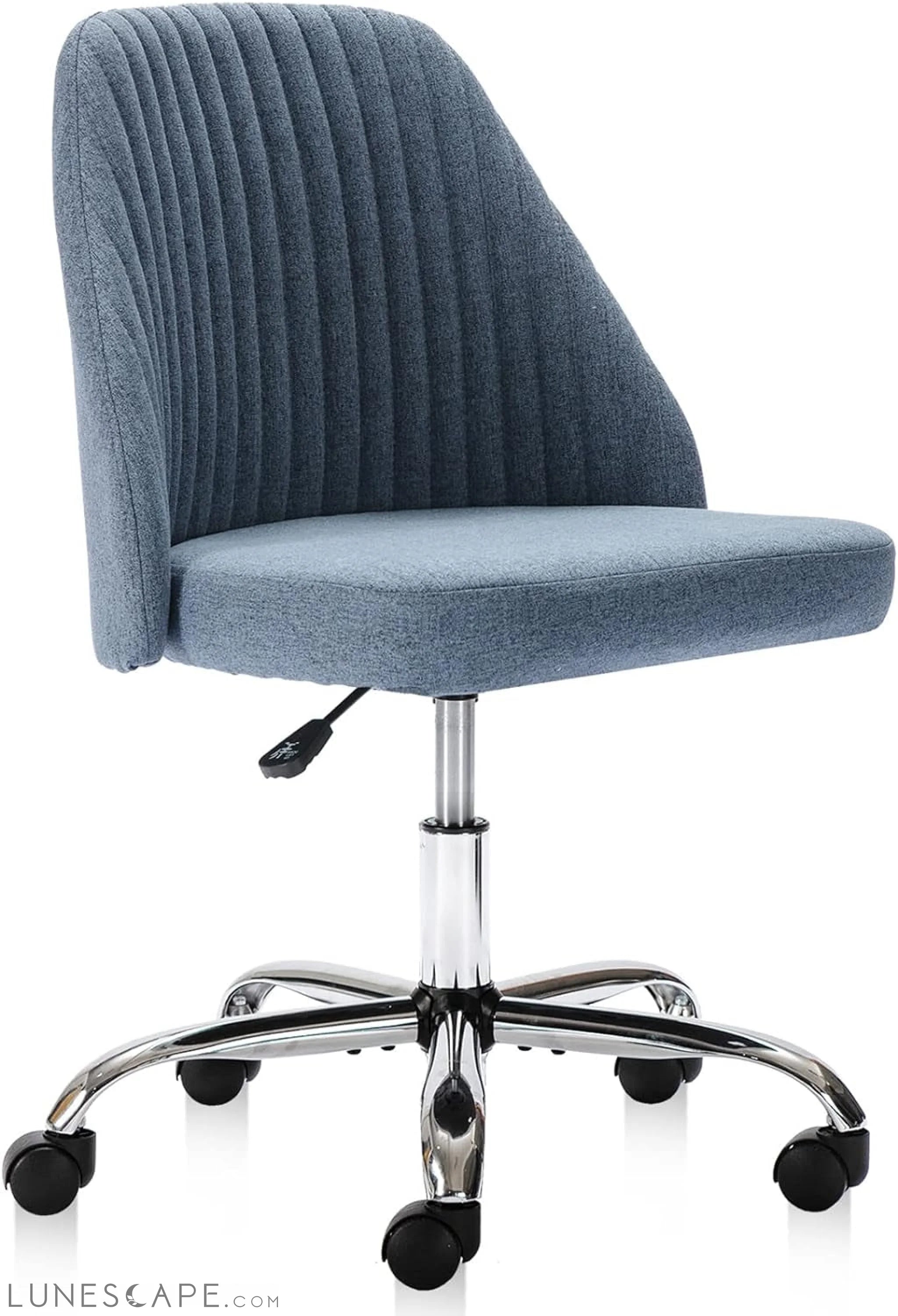 Office Desk Chair, Modern Cute Rolling Vanity Swivel Task Seating with LUNESCAPE