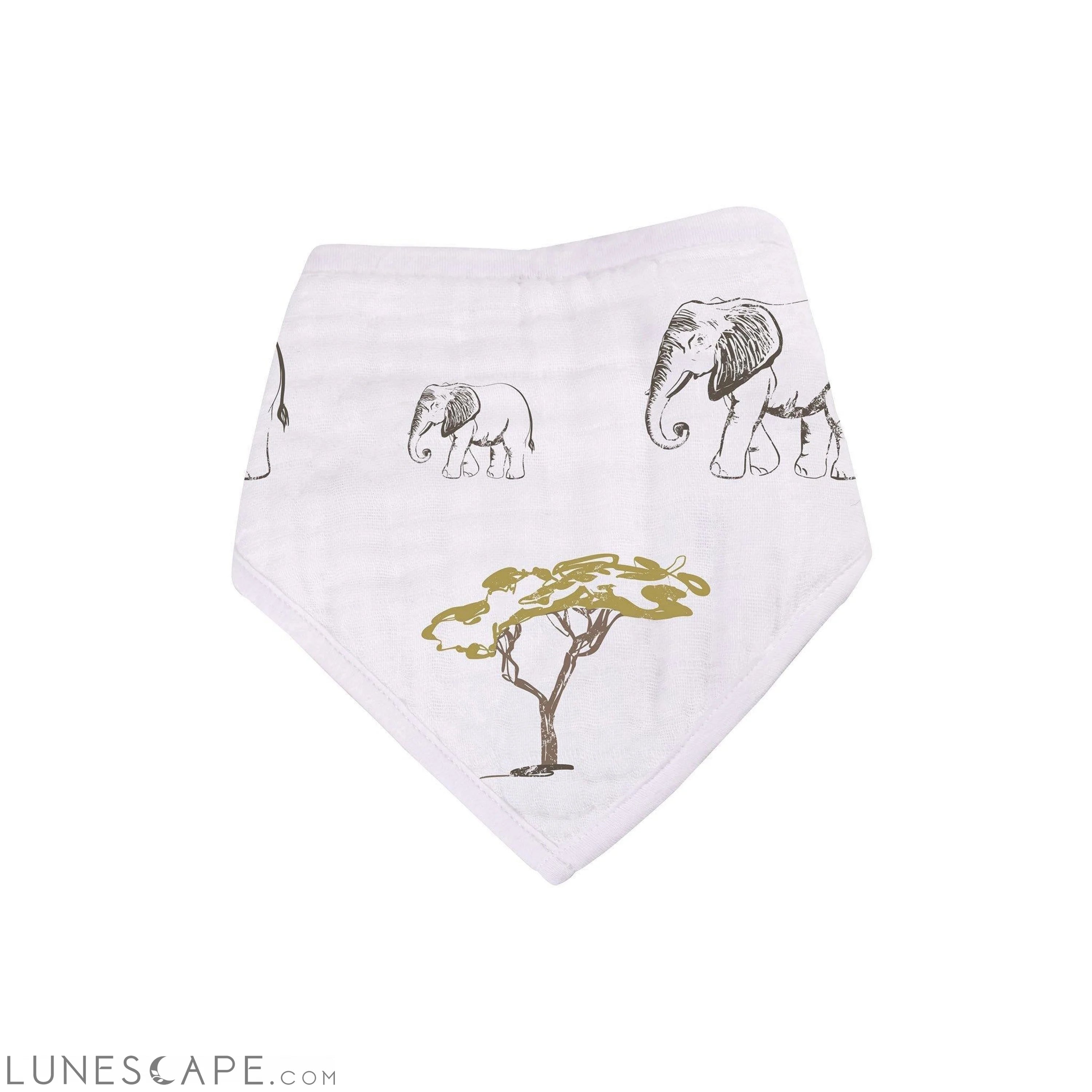 On The Savannah Bandana Bibs - Set of 4 LUNESCAPE