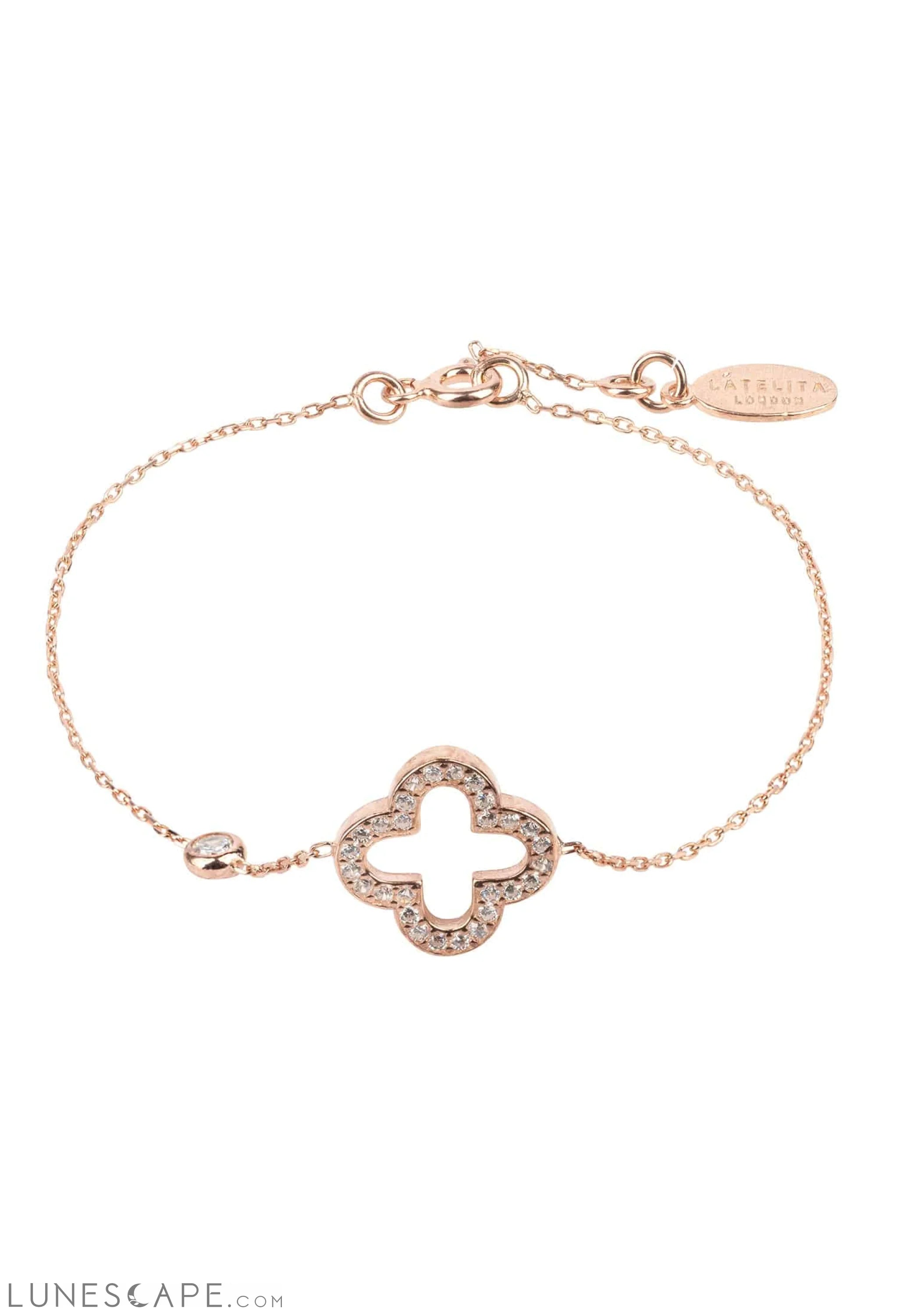 Open Clover Bracelet LUNESCAPE
