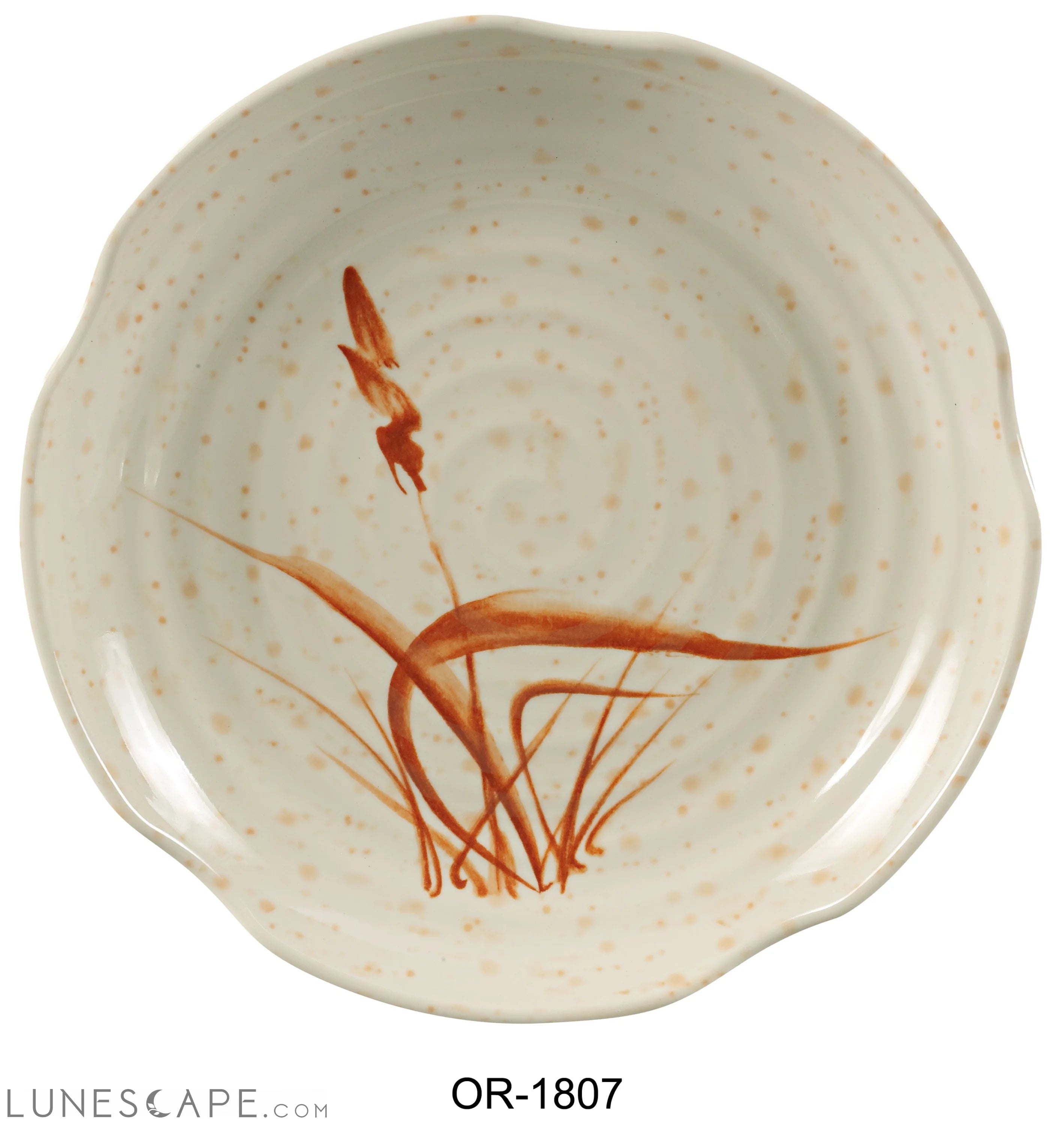 Orchis Lotus Shape Salad Plate LUNESCAPE