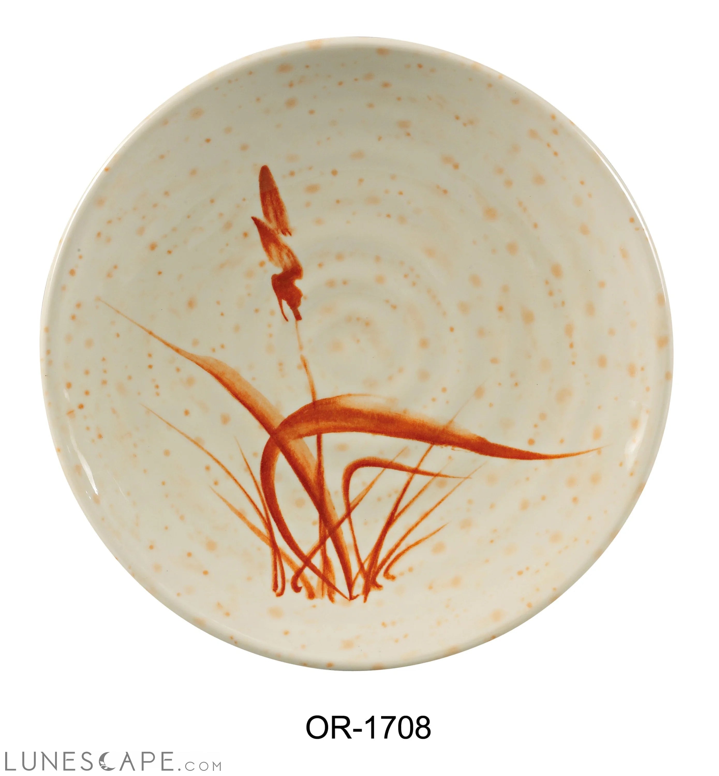 Orchis Round Salad Plate LUNESCAPE