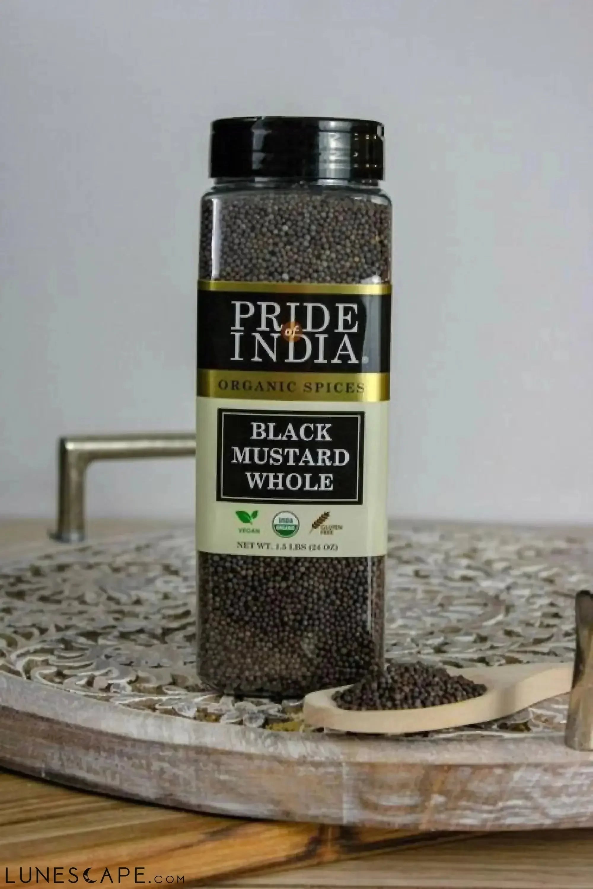 Organic Black Mustard Seed Whole LUNESCAPE