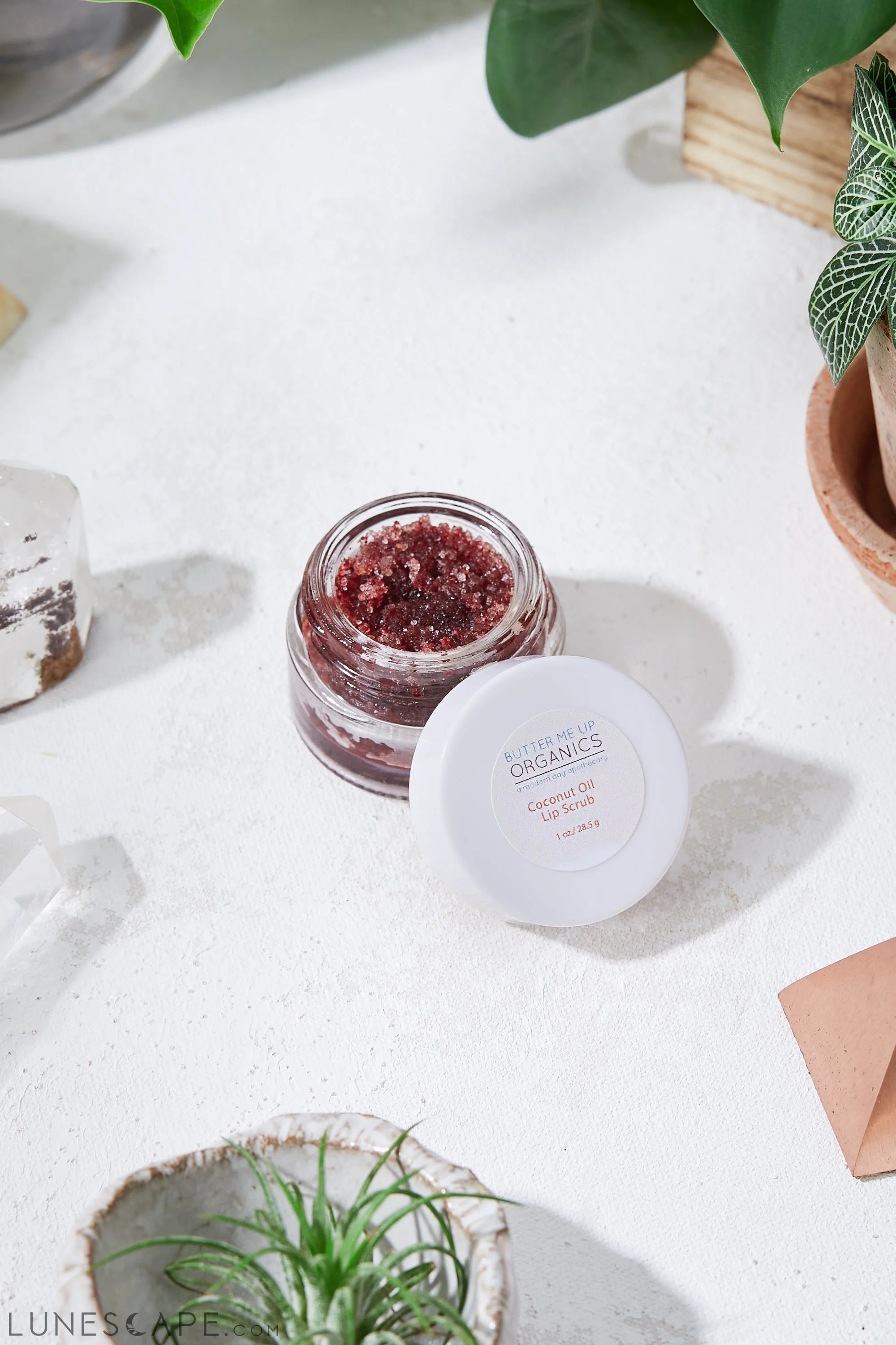 Organic Coconut Lip Scrub LUNESCAPE