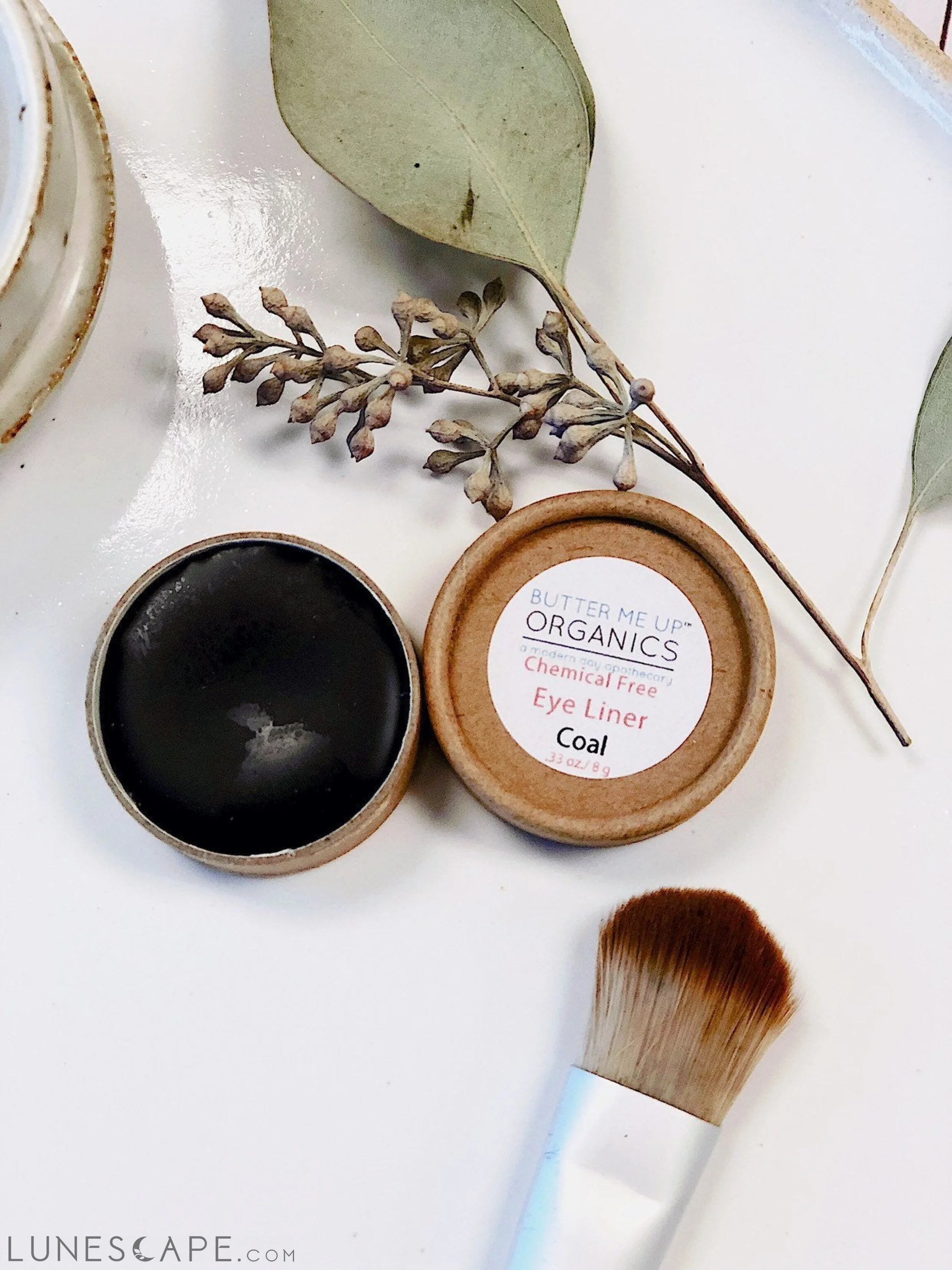 Organic Eyeliner / Organic Eye Makeup / Eye Coal / Butter Me Up LUNESCAPE